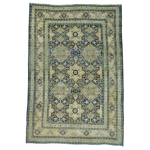 Antique Persian Kerman Exc Cond Hand Knotted Oriental 