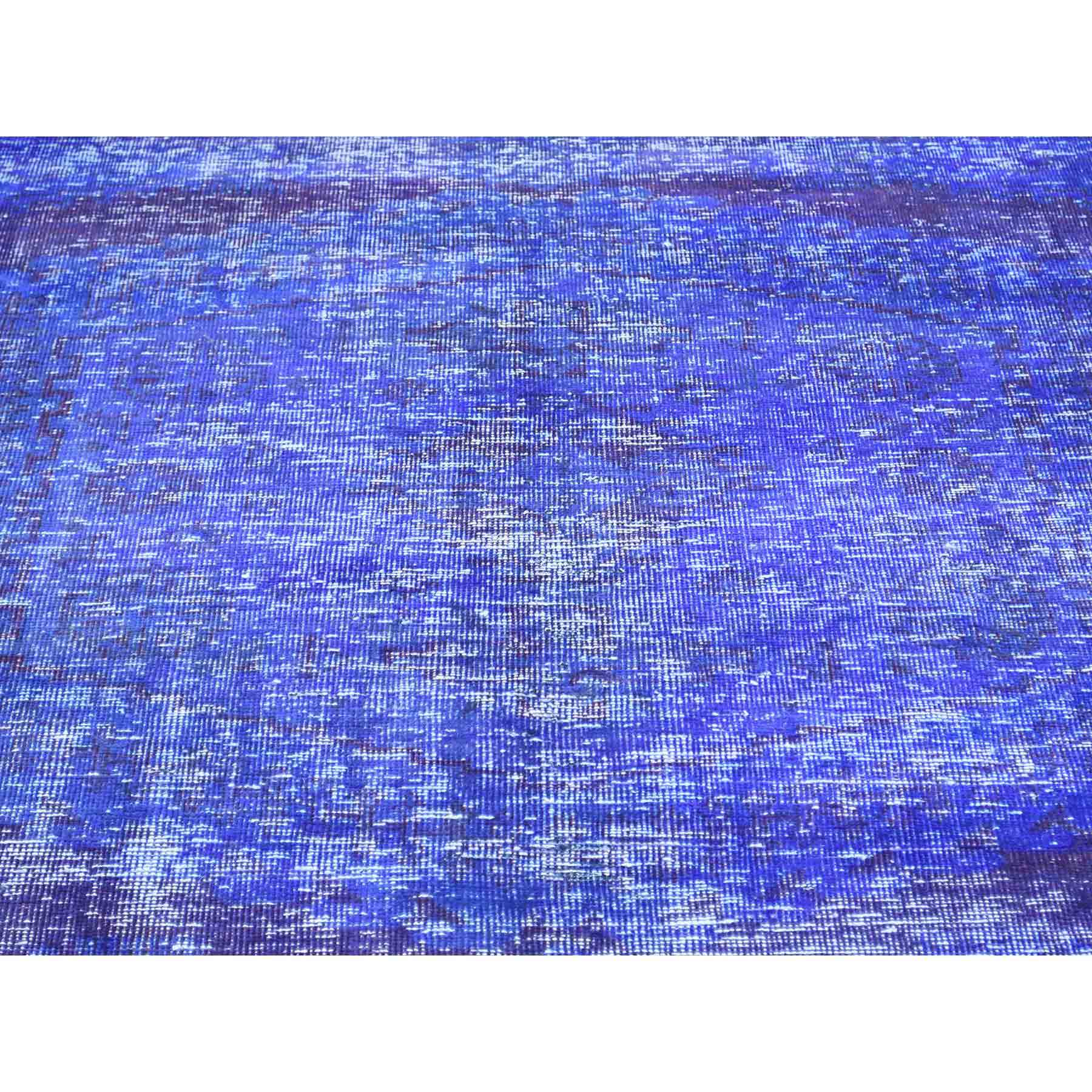 Overdyed-Vintage-Hand-Knotted-Rug-152140