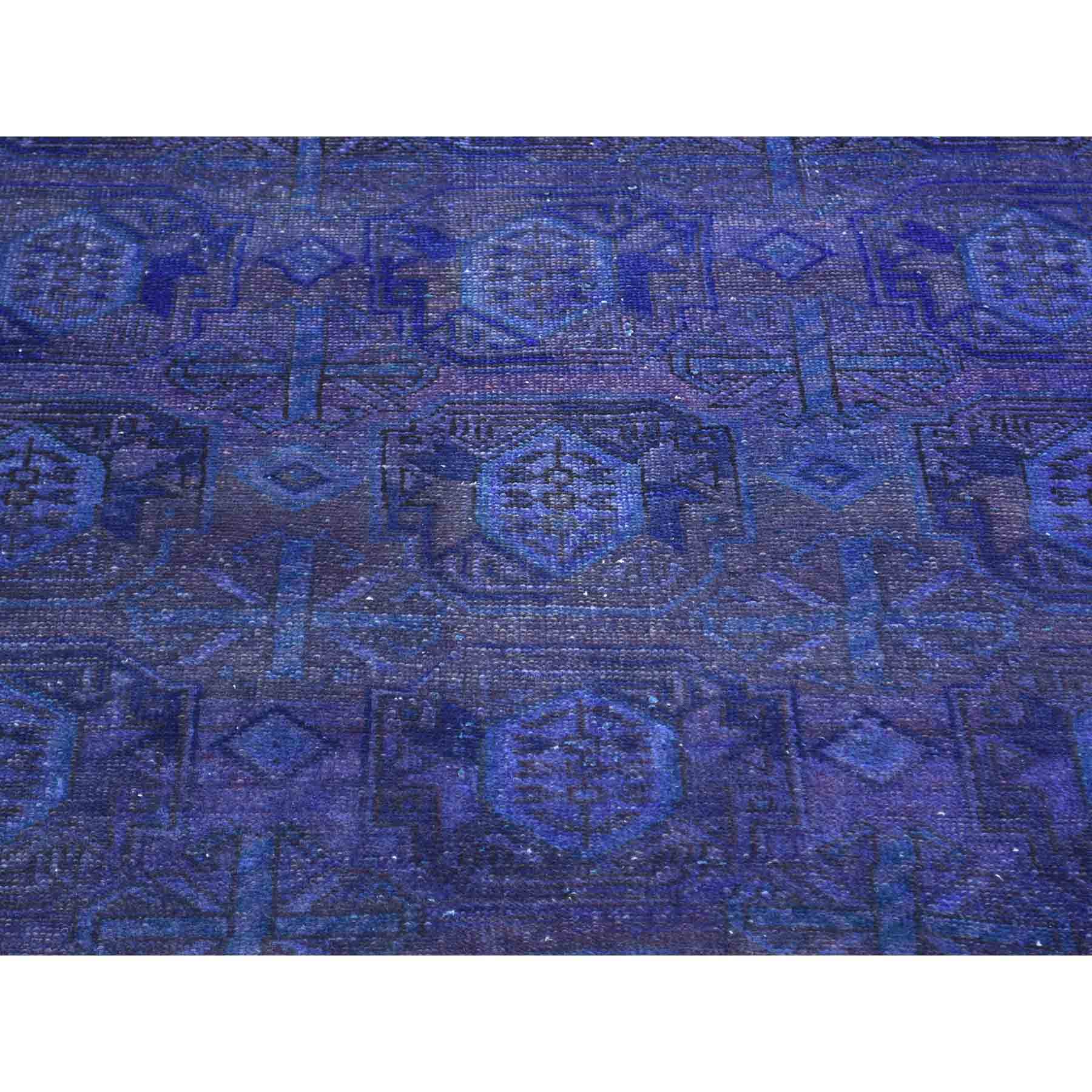 Overdyed-Vintage-Hand-Knotted-Rug-152260