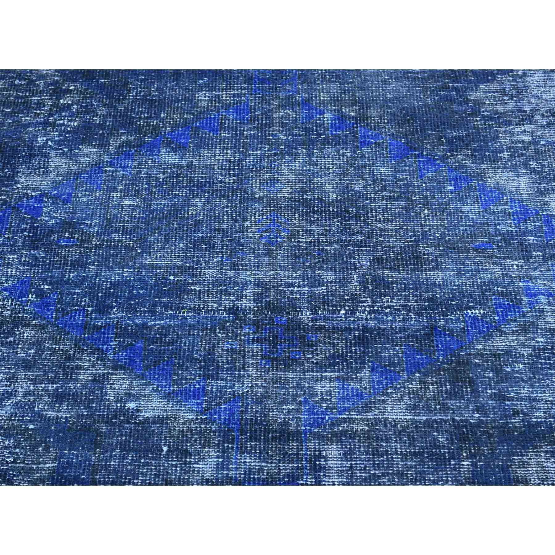 Overdyed-Vintage-Hand-Knotted-Rug-152305