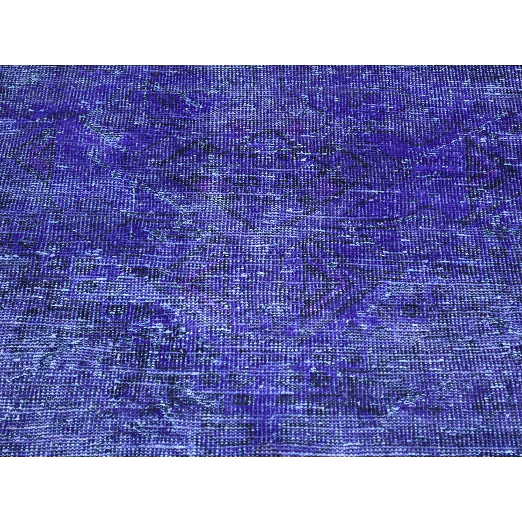 Overdyed-Vintage-Hand-Knotted-Rug-153710