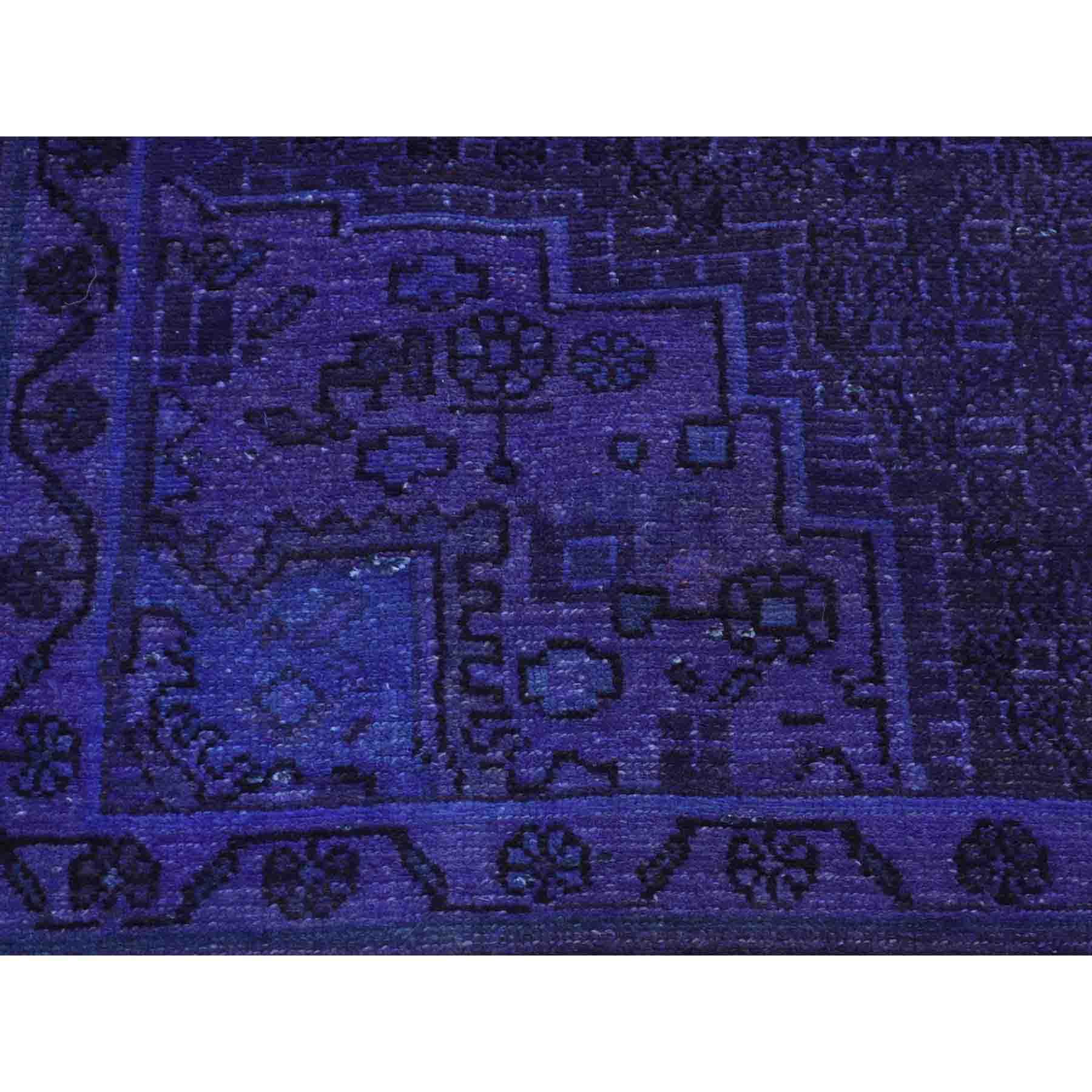 Overdyed-Vintage-Hand-Knotted-Rug-168080