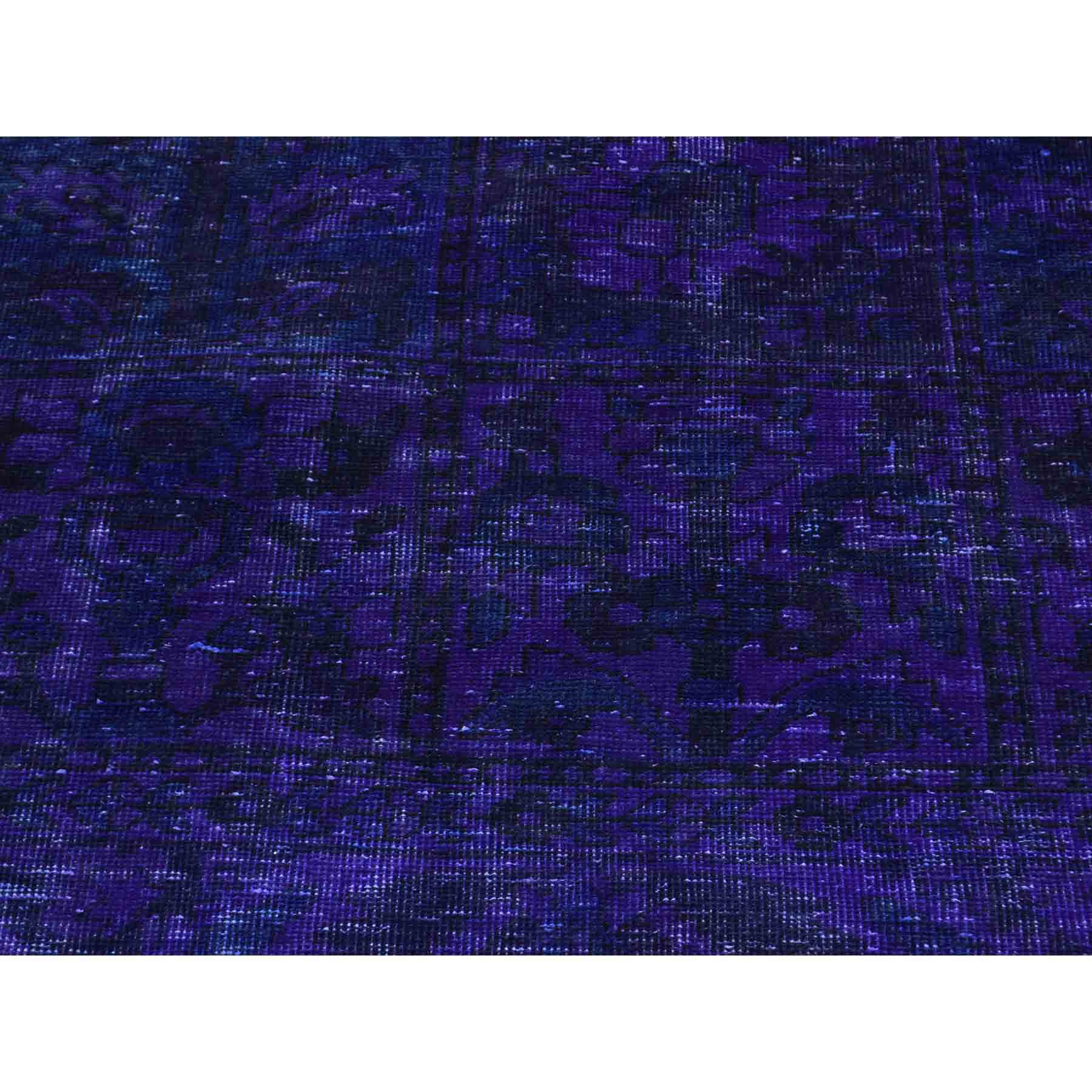 Overdyed-Vintage-Hand-Knotted-Rug-172470