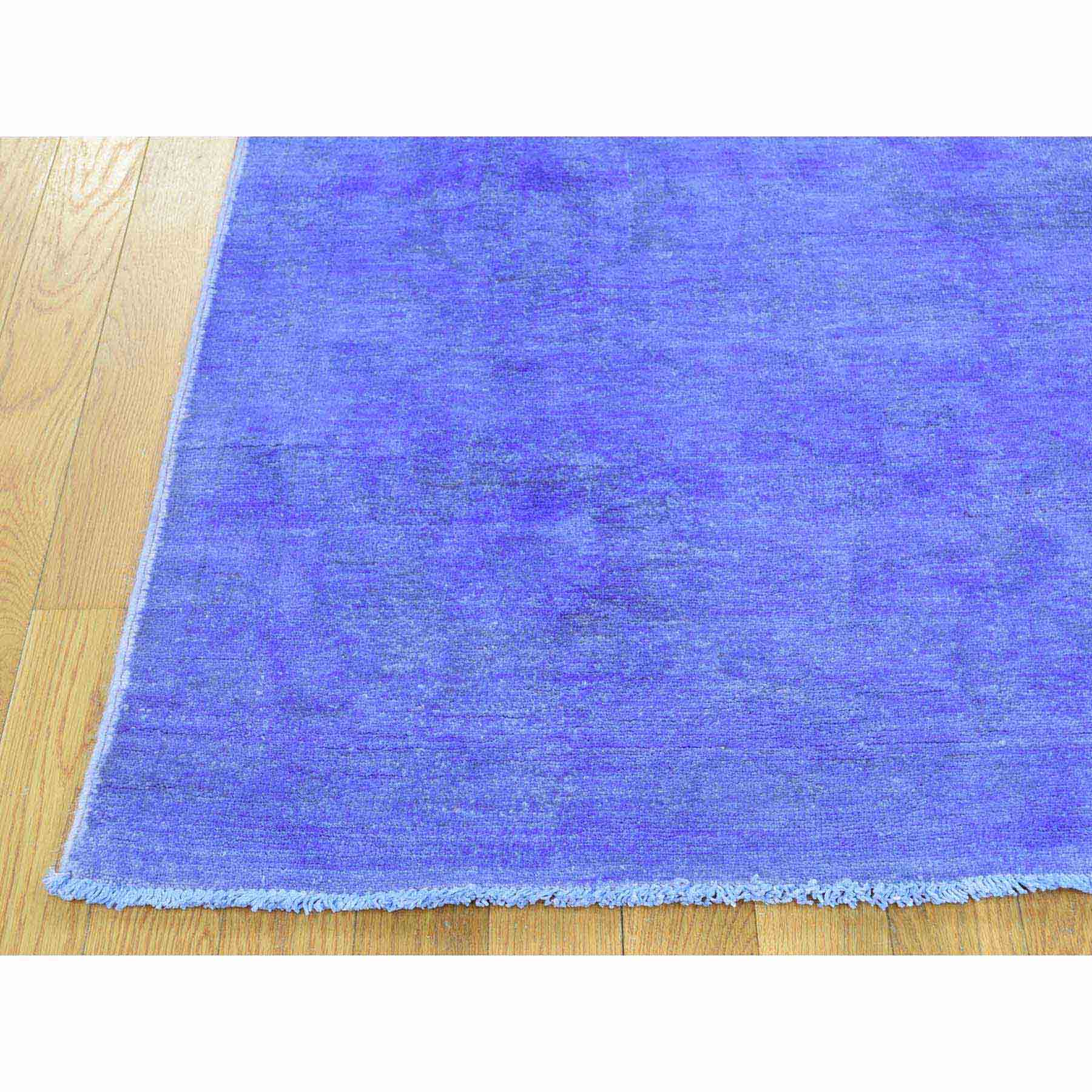 Overdyed-Vintage-Hand-Knotted-Rug-174005