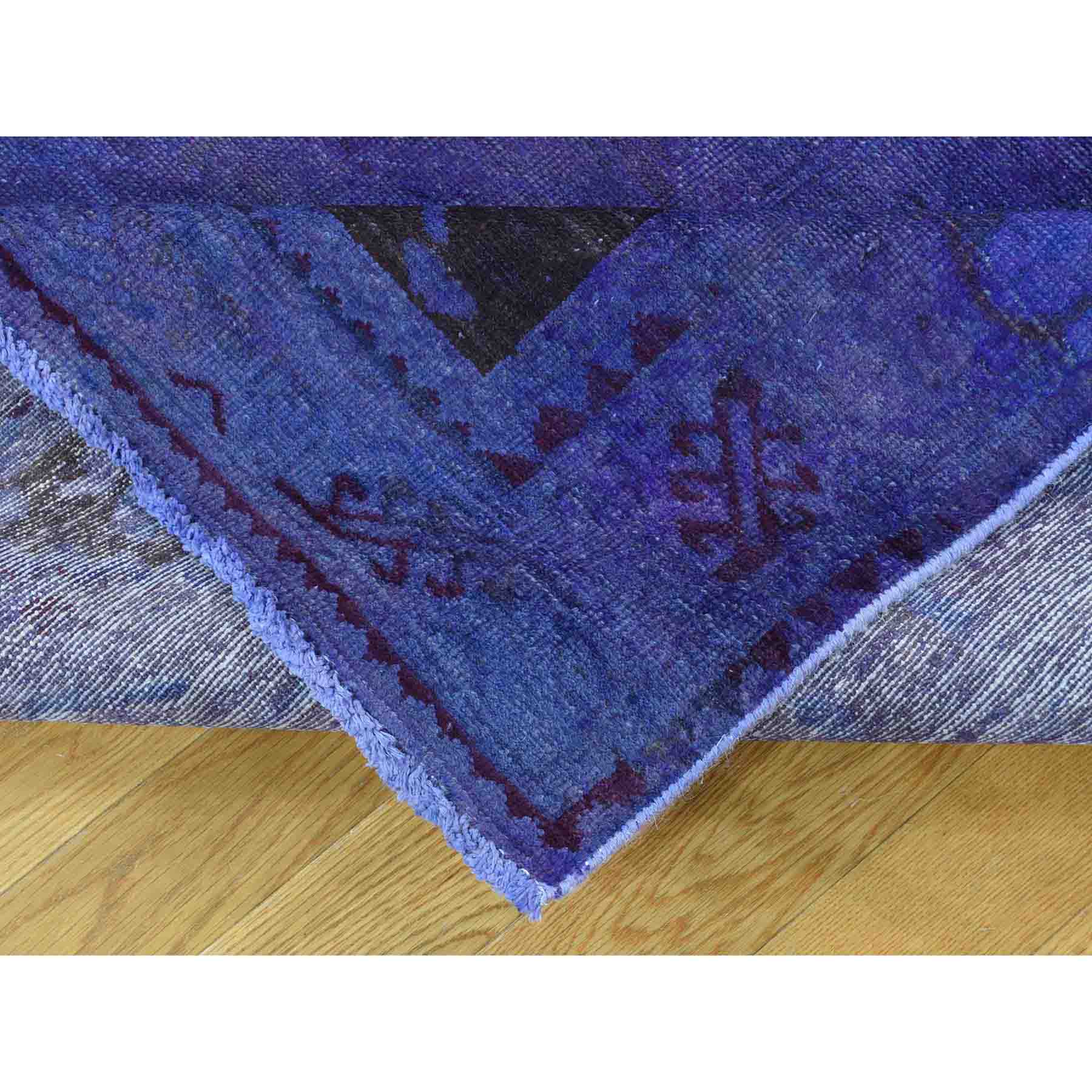 Overdyed-Vintage-Hand-Knotted-Rug-178430