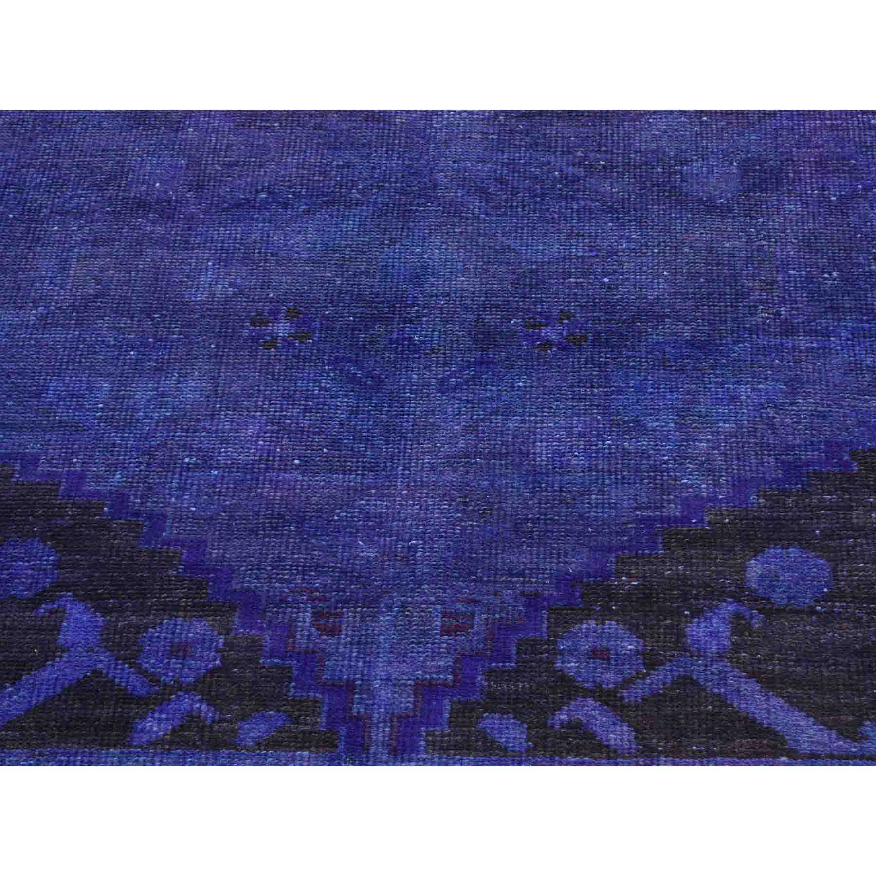 Overdyed-Vintage-Hand-Knotted-Rug-178430