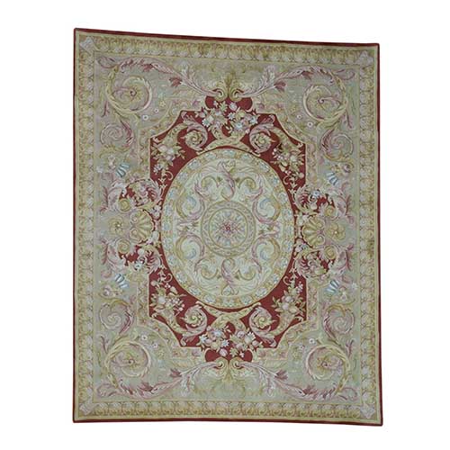 Savonnerie Hand-Knotted Thick And Plush Napoleon III 