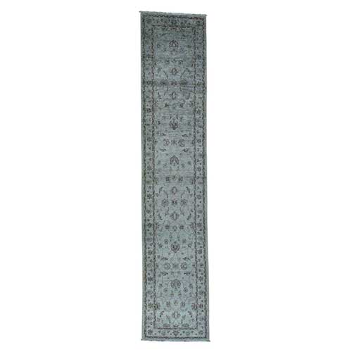 Ziegler Mahal Overdyed Pure Wool Hand-Knotted Runner 