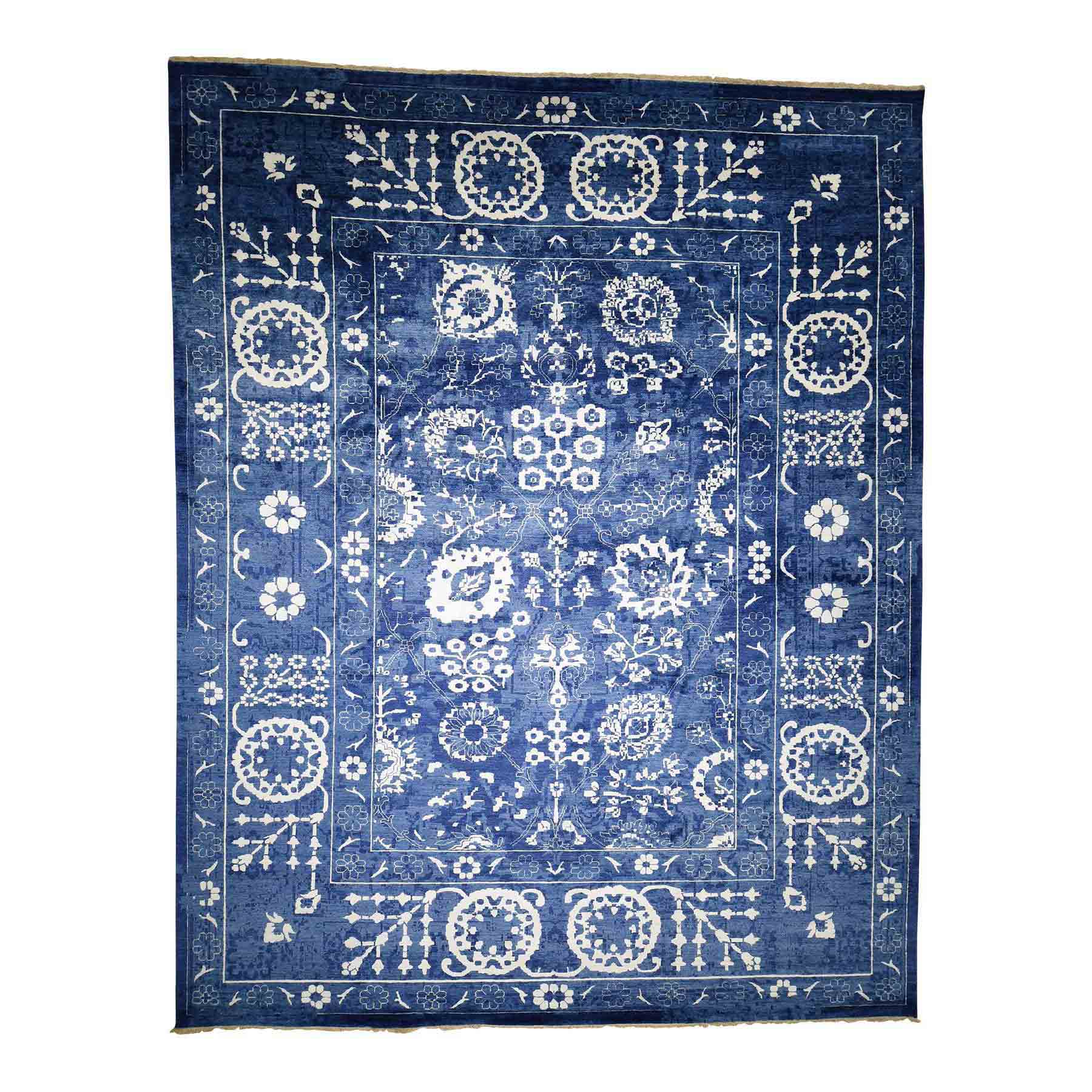 Transitional-Hand-Knotted-Rug-207470