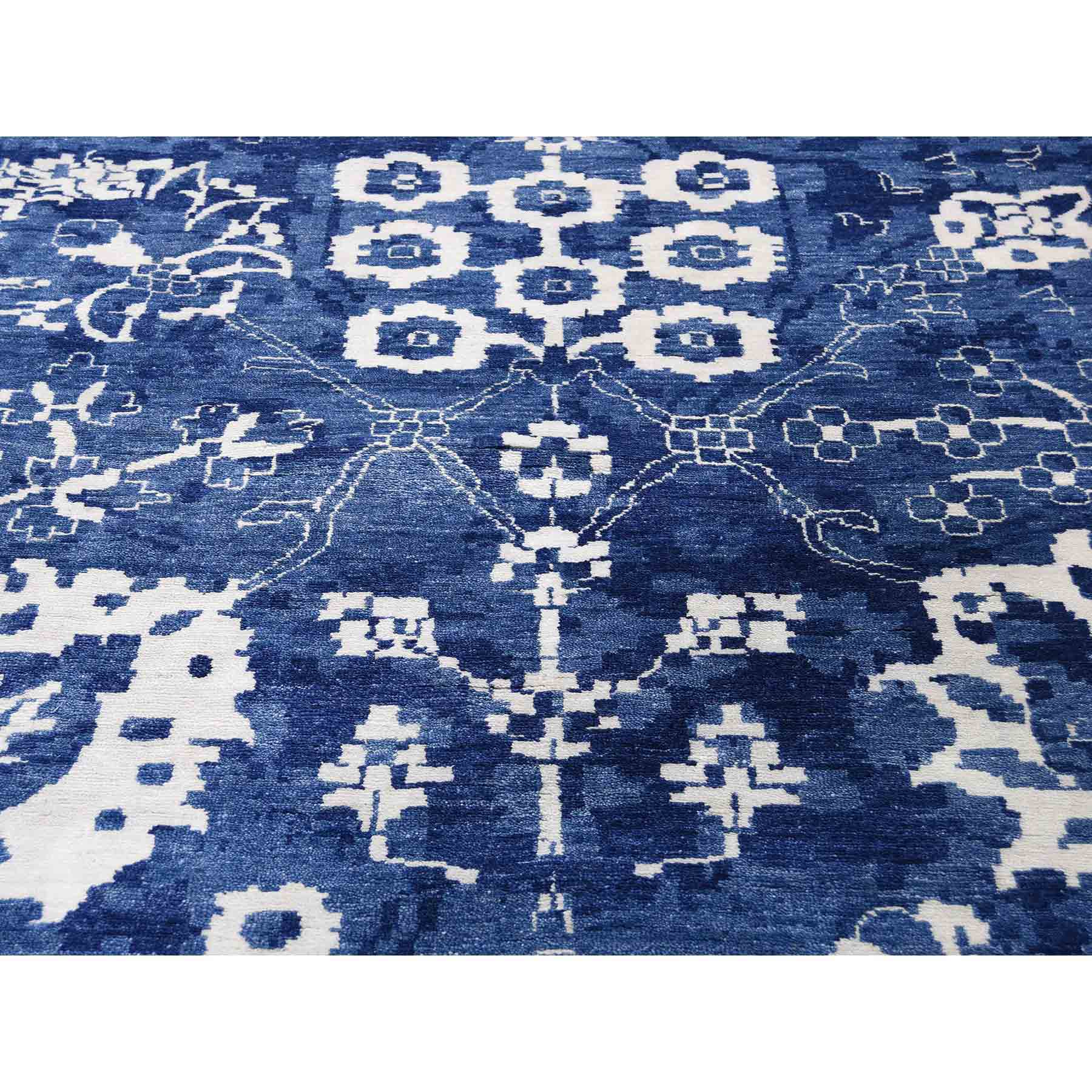 Transitional-Hand-Knotted-Rug-207470