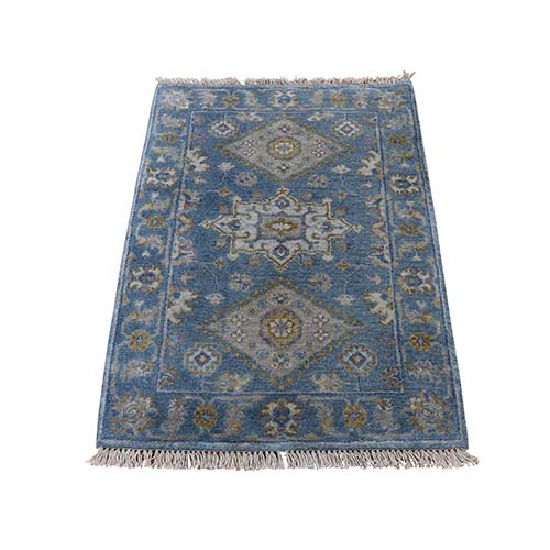 Karajeh Design Pure Wool Hand-Knotted Oriental Rug Mat Karajeh Design Pure Wool Hand-Knotted Oriental Rug Mat