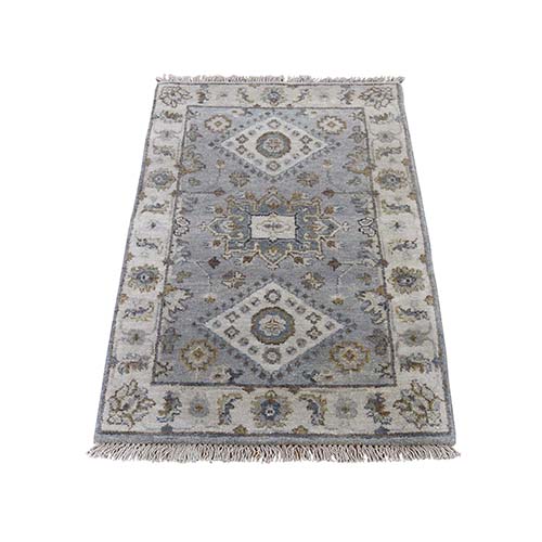 Karajeh Design Pure Wool Hand-Knotted Oriental Rug Karajeh Design Pure Wool Hand-Knotted Oriental Rug