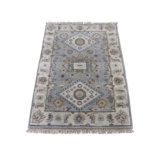 Karajeh Design Pure Wool Hand-Knotted Oriental Rug Karajeh Design Pure Wool Hand-Knotted Oriental Rug