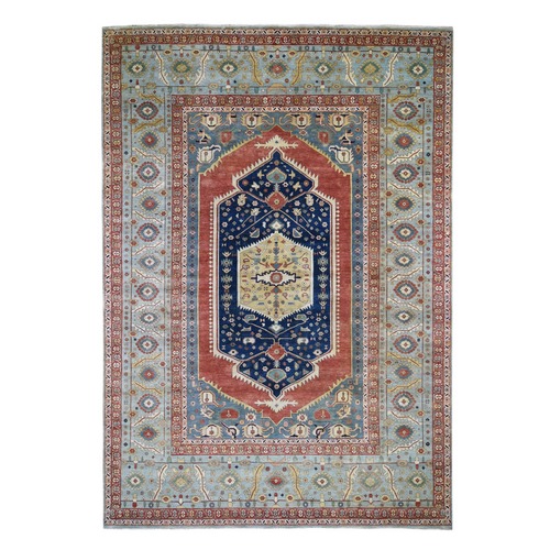 Hand Knotted Antiqued Bakshaish Re creation Pure Wool Oriental Rug Hand Knotted Antiqued Bakshaish Re creation Pure Wool Oriental Rug