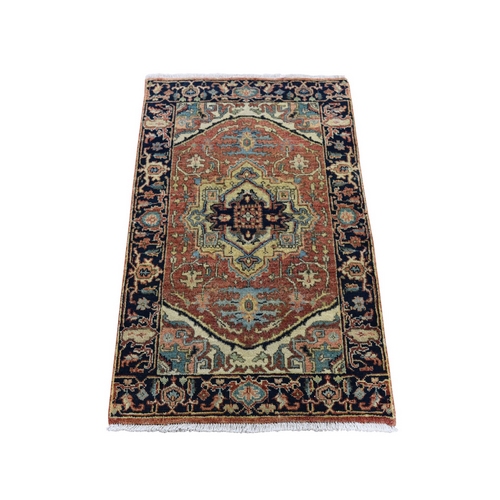 Antiqued Heriz Re Creation Pure Wool Hand knotted Oriental Rug Antiqued Heriz Re Creation Pure Wool Hand knotted Oriental Rug