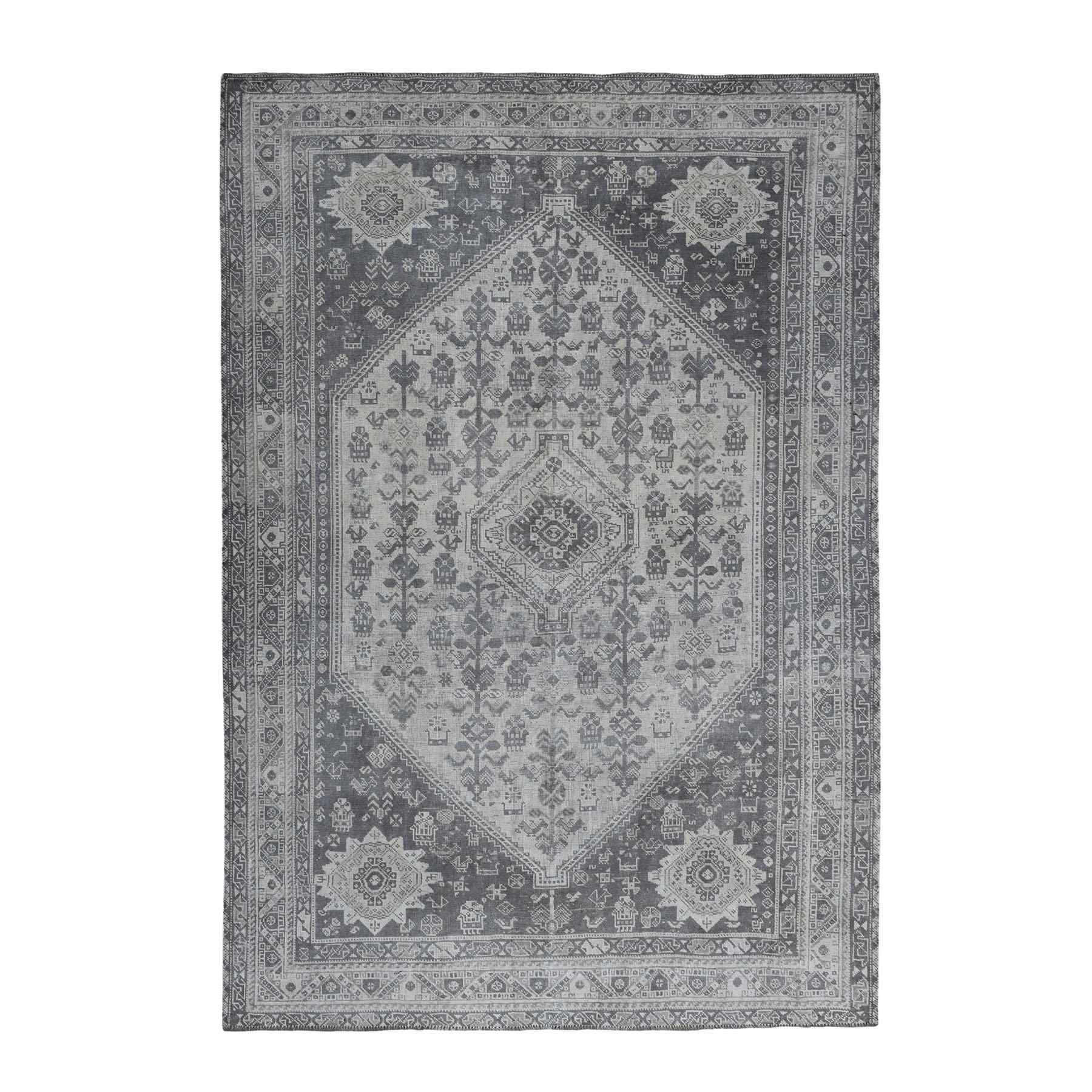 Overdyed-Vintage-Hand-Knotted-Rug-270200