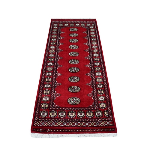 Elephant Feet Design Mori Bokara Runner Organic Wool Hand Knotted Oriental Rug Elephant Feet Design Mori Bokara Runner Organic Wool Hand Knotted Oriental Rug