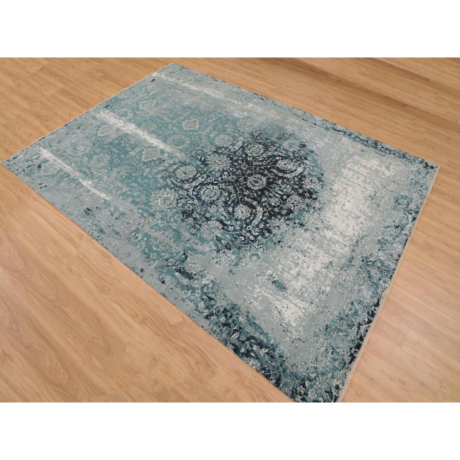 Transitional-Hand-Knotted-Rug-290085