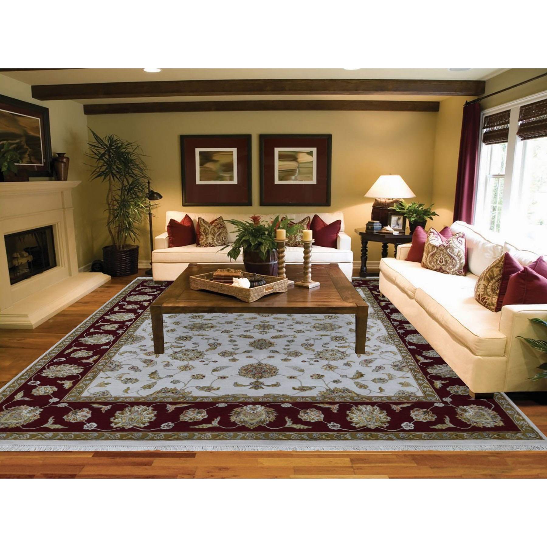 Rajasthan-Hand-Knotted-Rug-295045