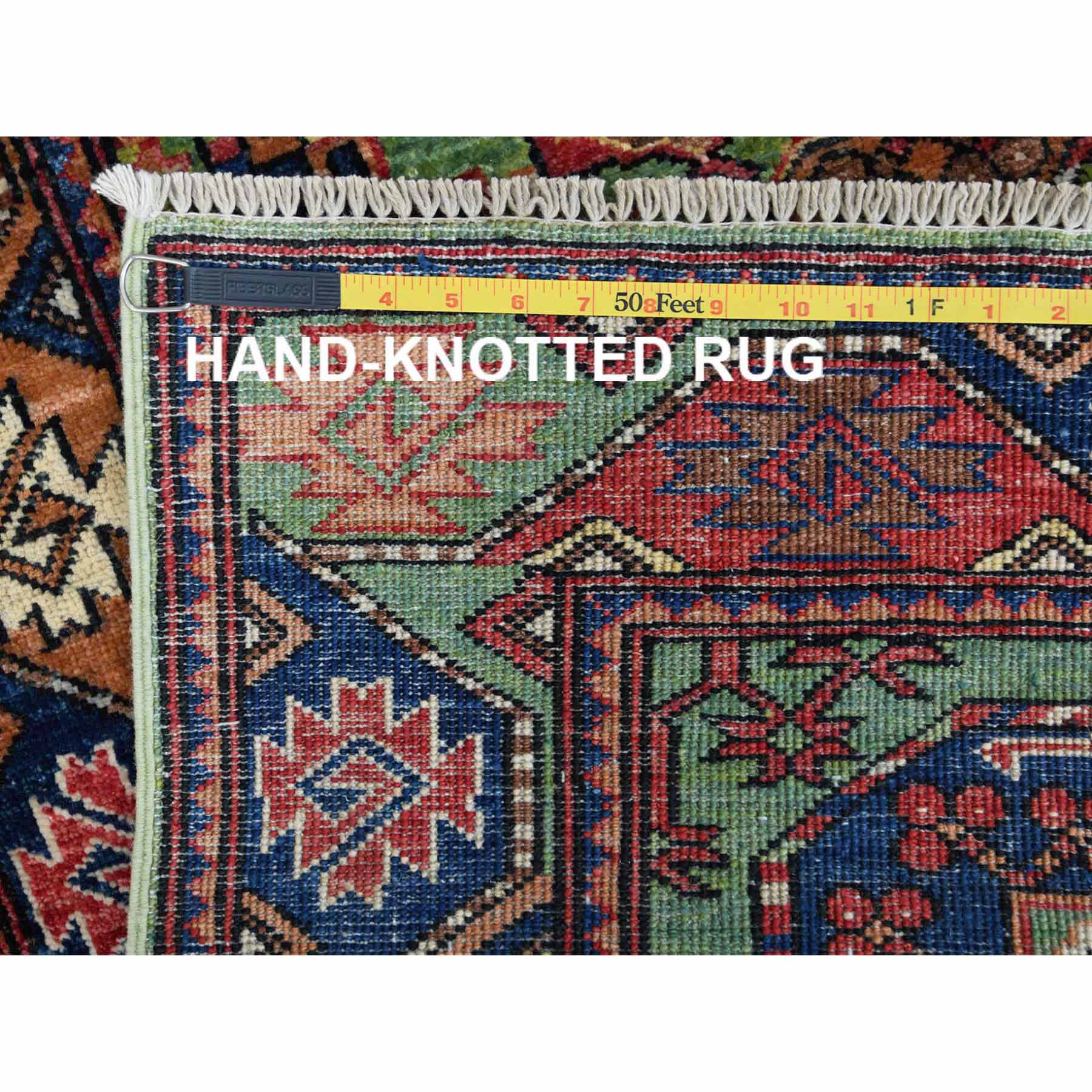 Tribal-Geometric-Hand-Knotted-Rug-300085