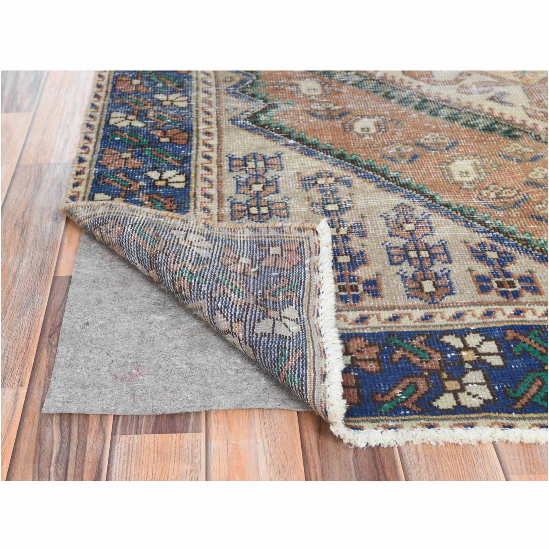 Overdyed-Vintage-Hand-Knotted-Rug-309550