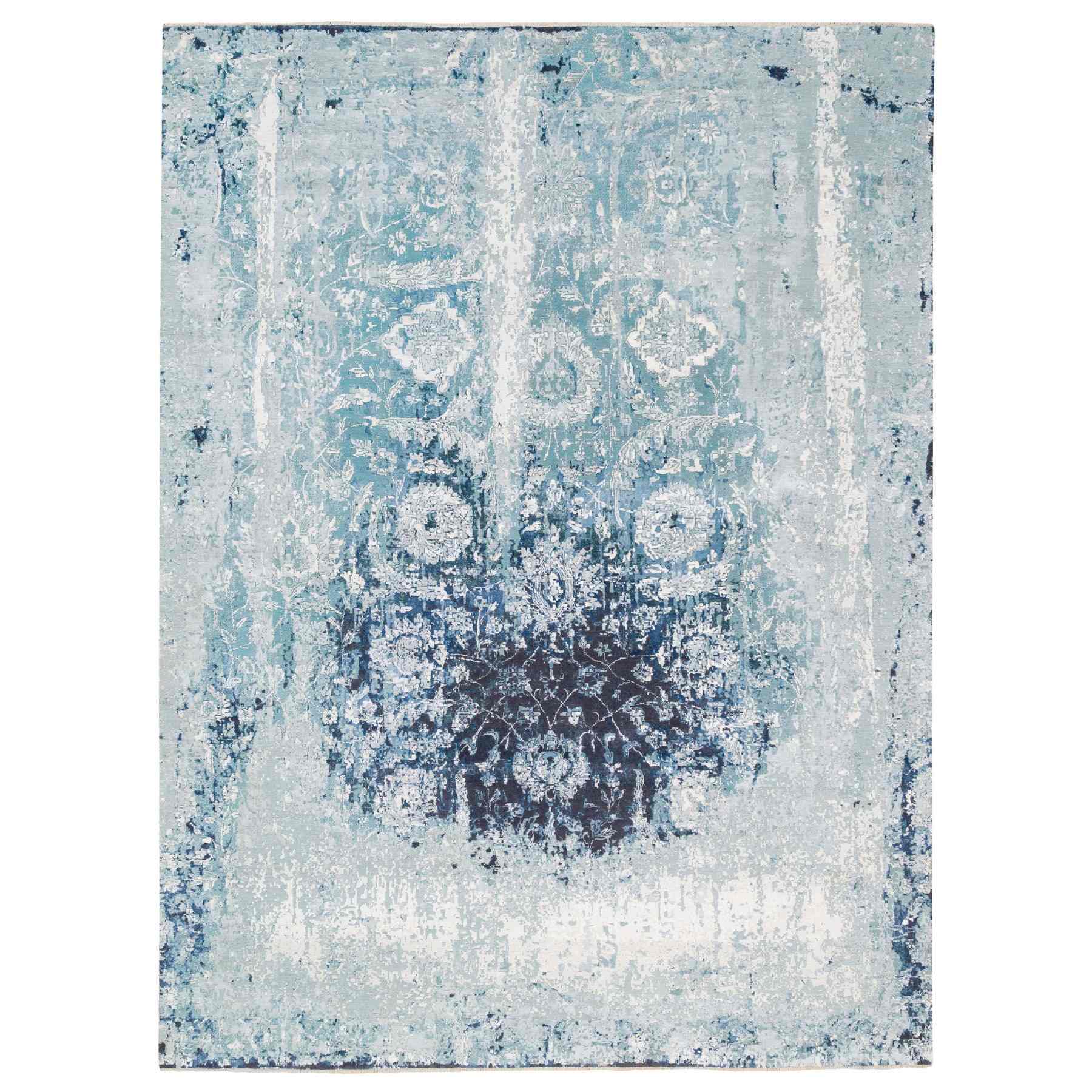 Transitional-Hand-Knotted-Rug-314200