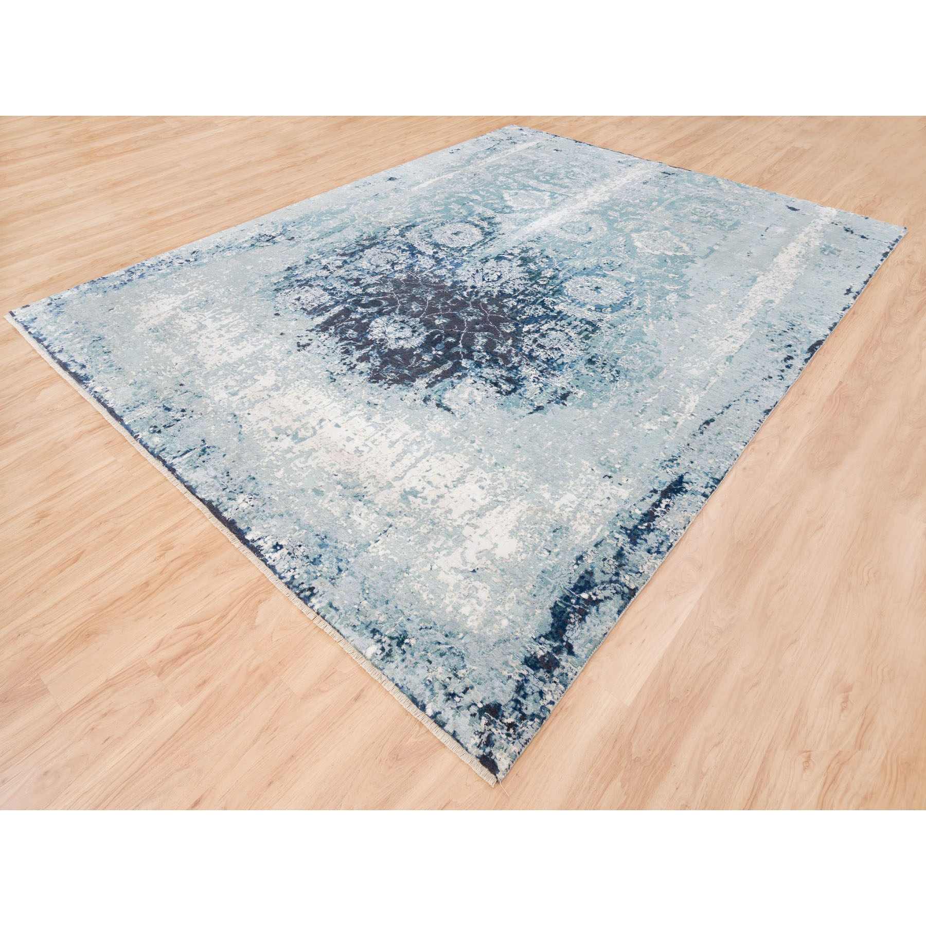 Transitional-Hand-Knotted-Rug-314200