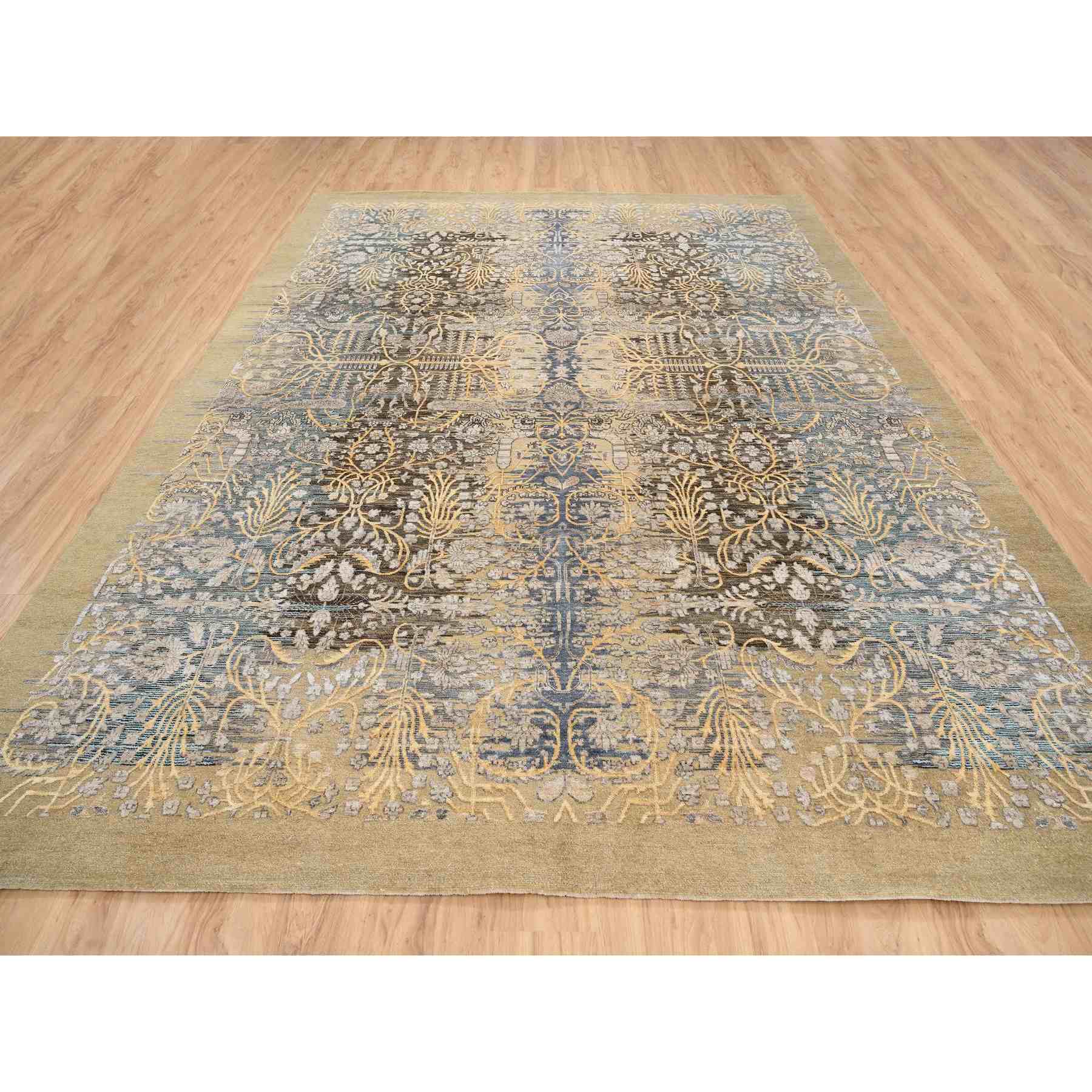 Transitional-Hand-Knotted-Rug-318400