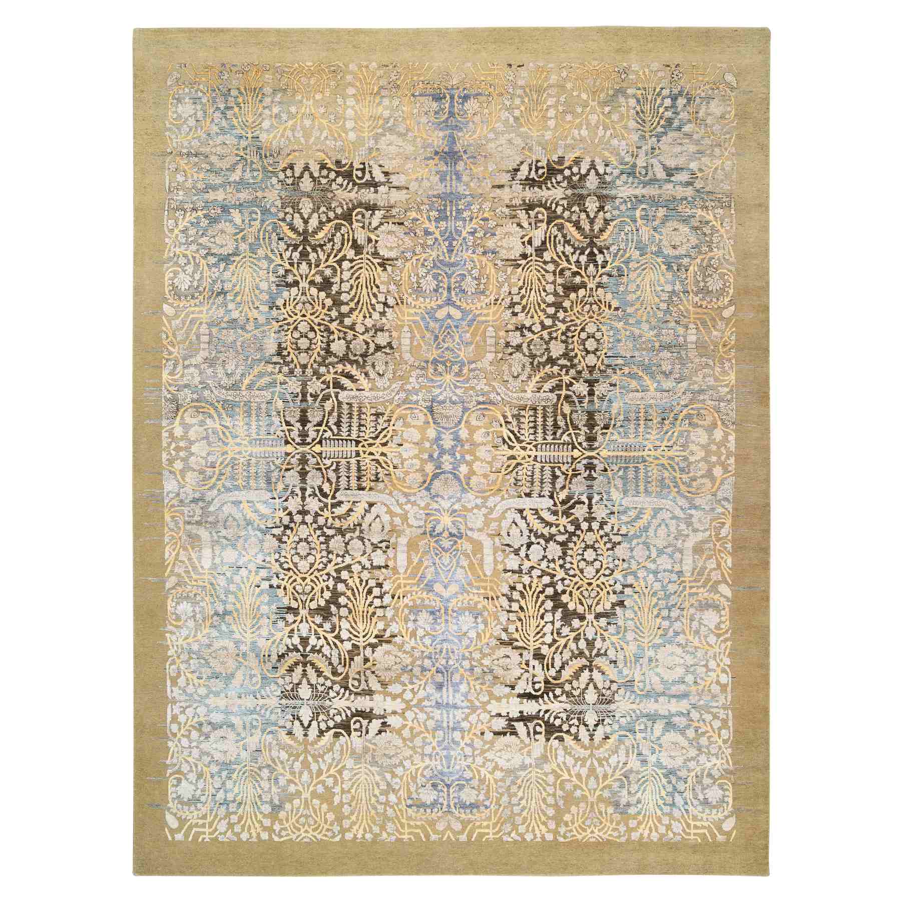 Transitional-Hand-Knotted-Rug-318620