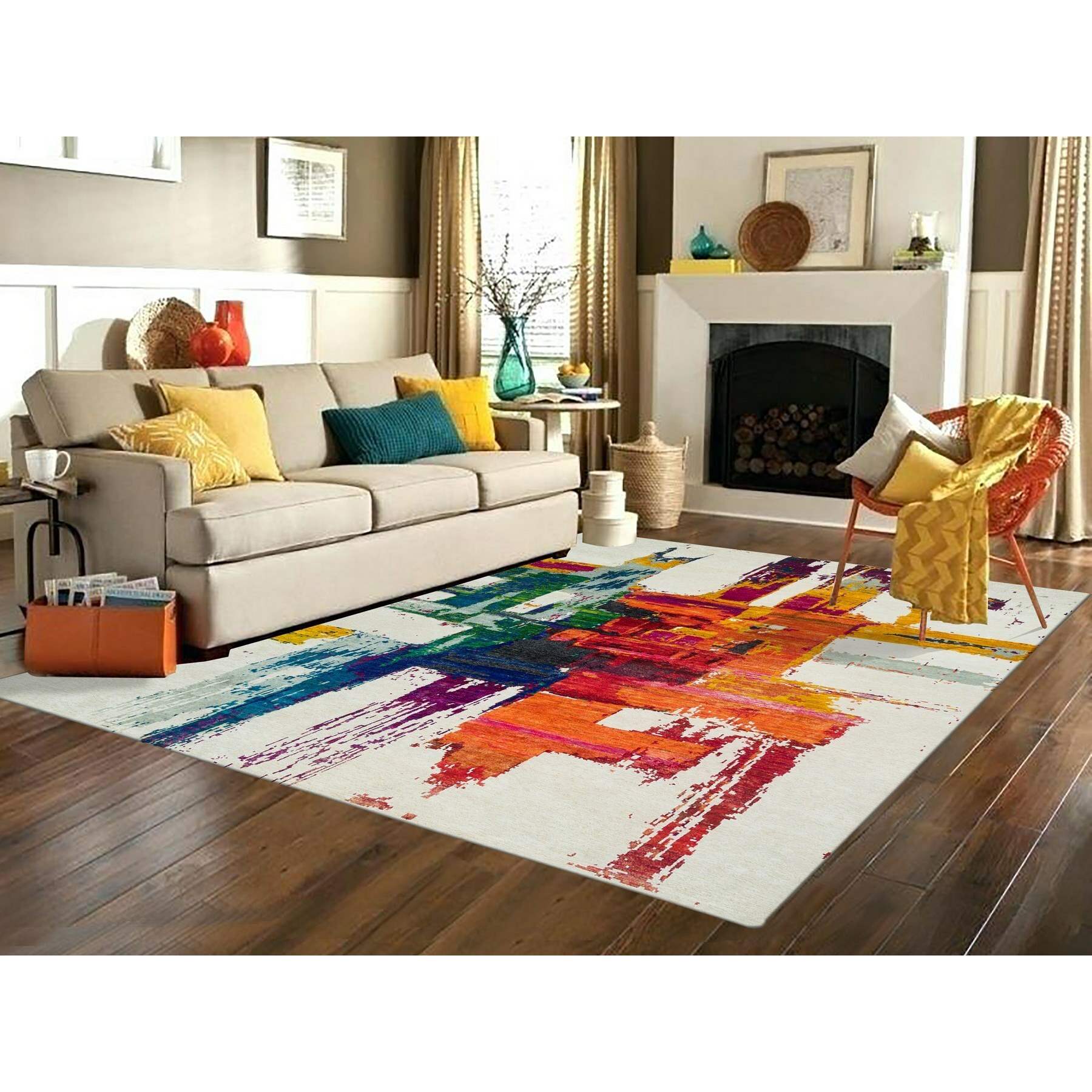 Modern-and-Contemporary-Hand-Knotted-Rug-325670