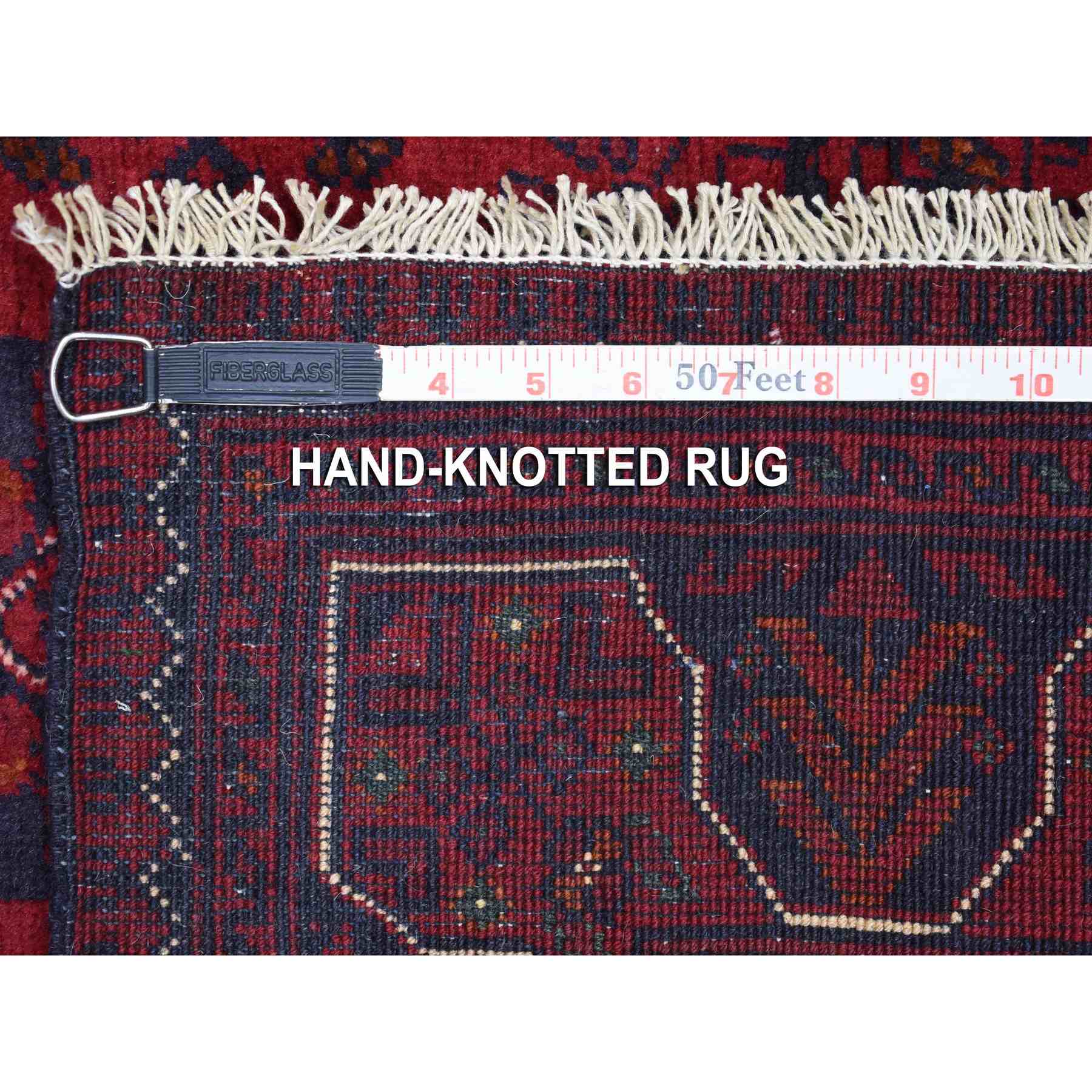 Tribal-Geometric-Hand-Knotted-Rug-340380