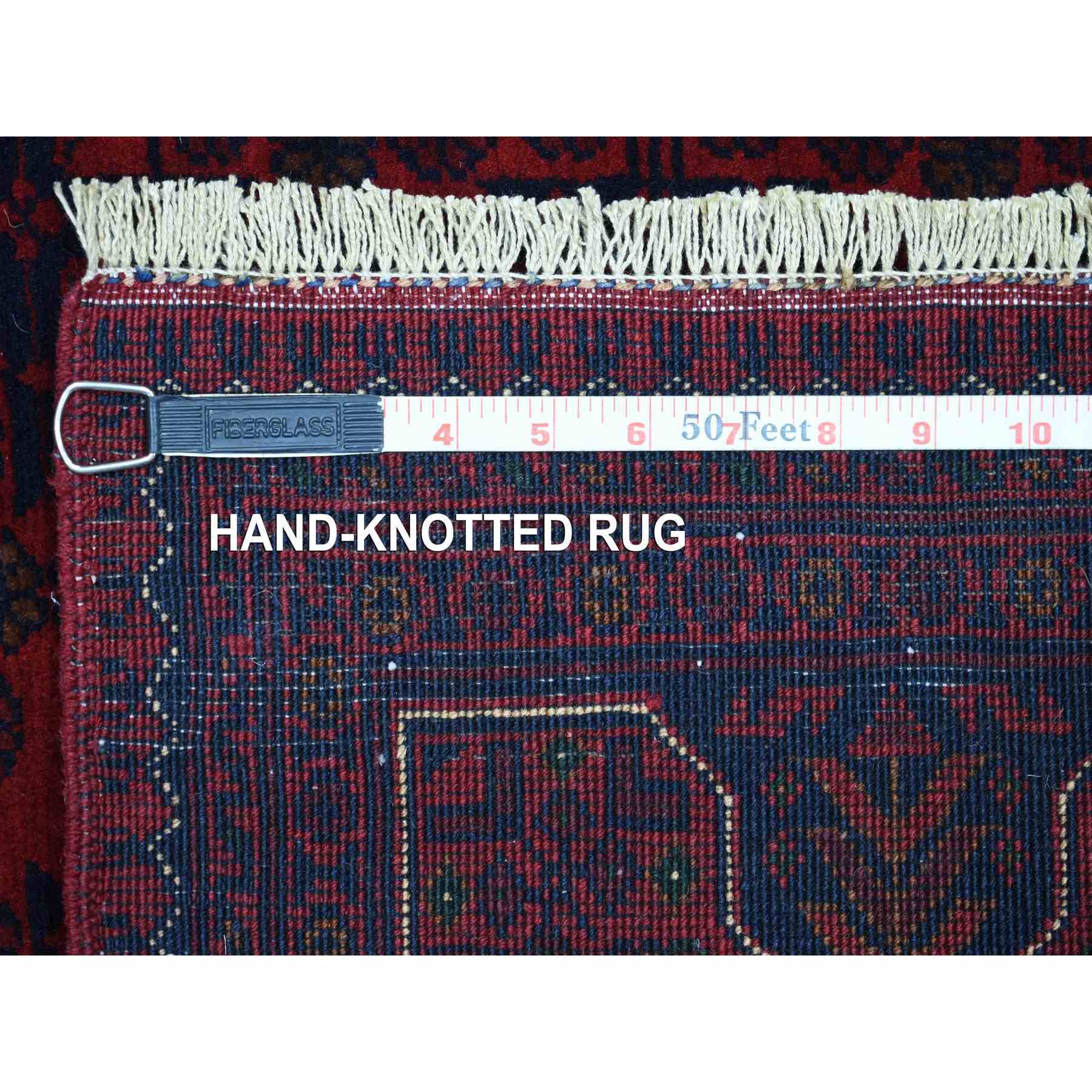 Tribal-Geometric-Hand-Knotted-Rug-358985