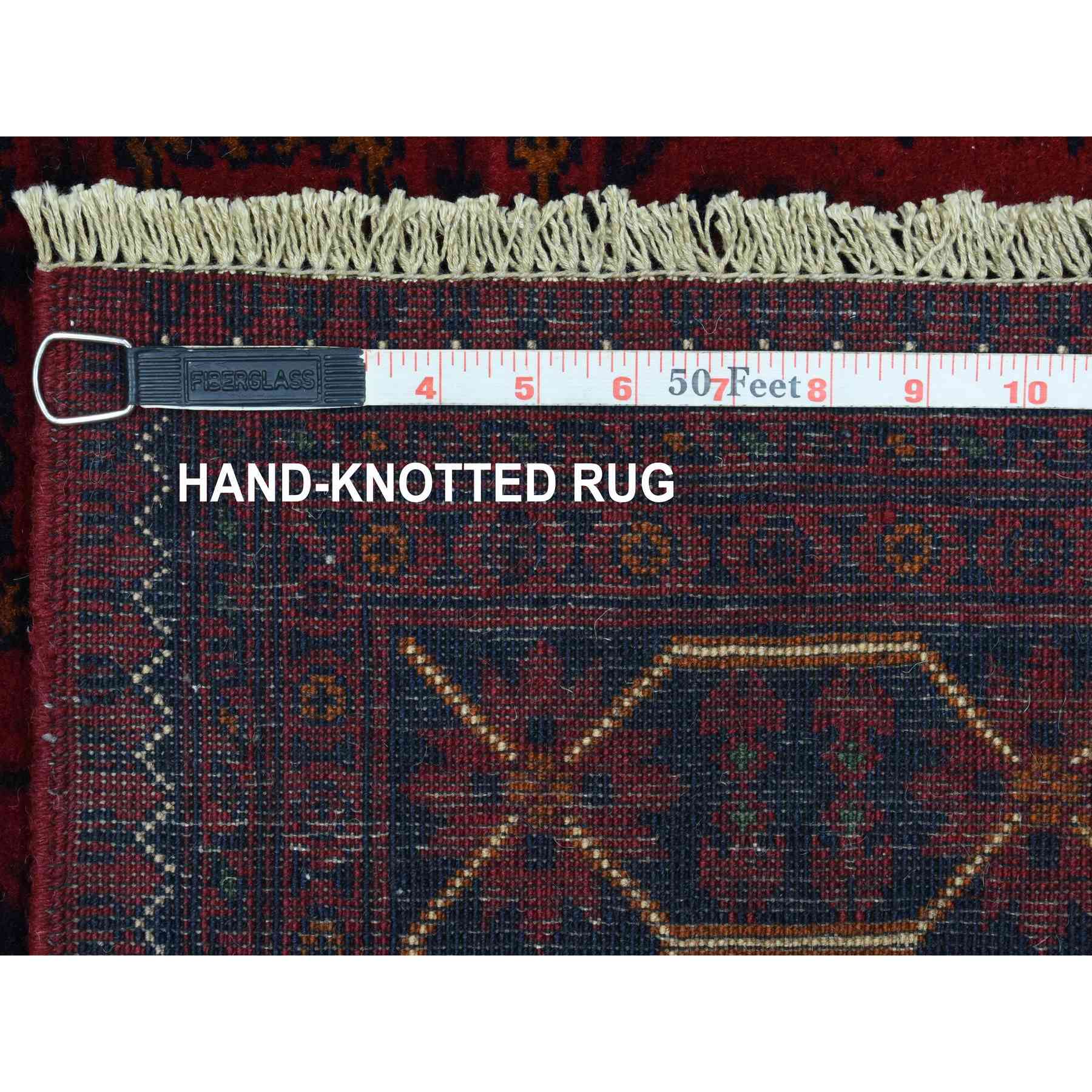 Tribal-Geometric-Hand-Knotted-Rug-362450