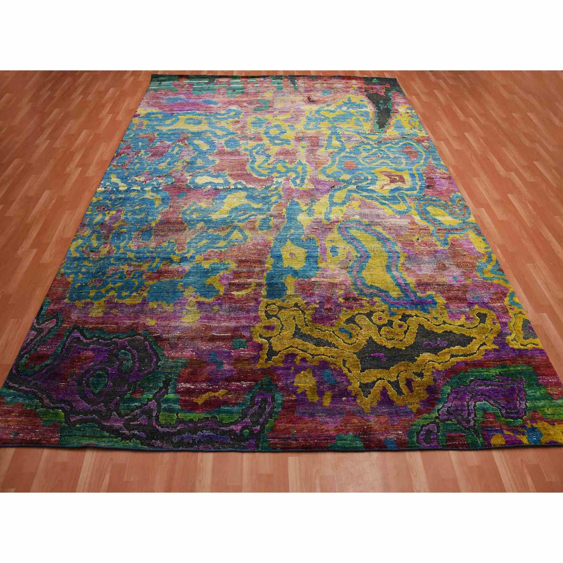 Modern-and-Contemporary-Hand-Knotted-Rug-376130