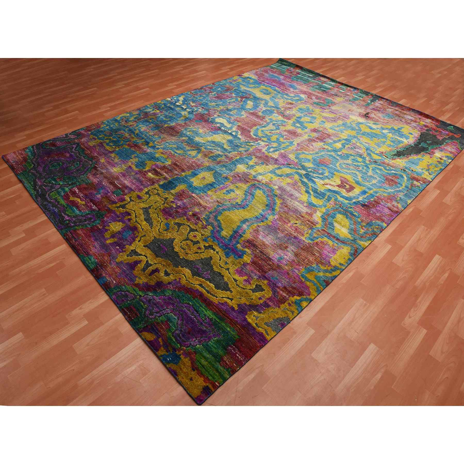 Modern-and-Contemporary-Hand-Knotted-Rug-376130