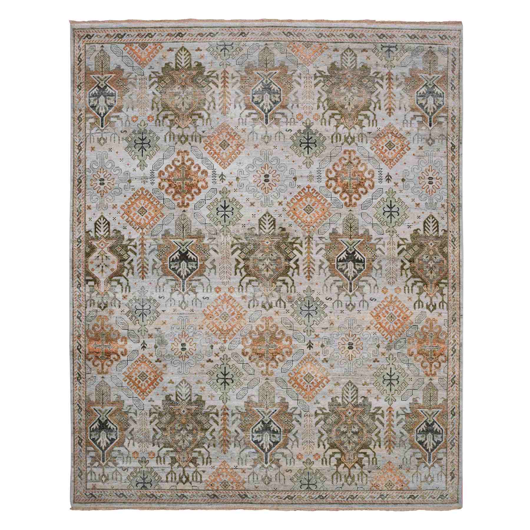 Transitional-Hand-Knotted-Rug-375820