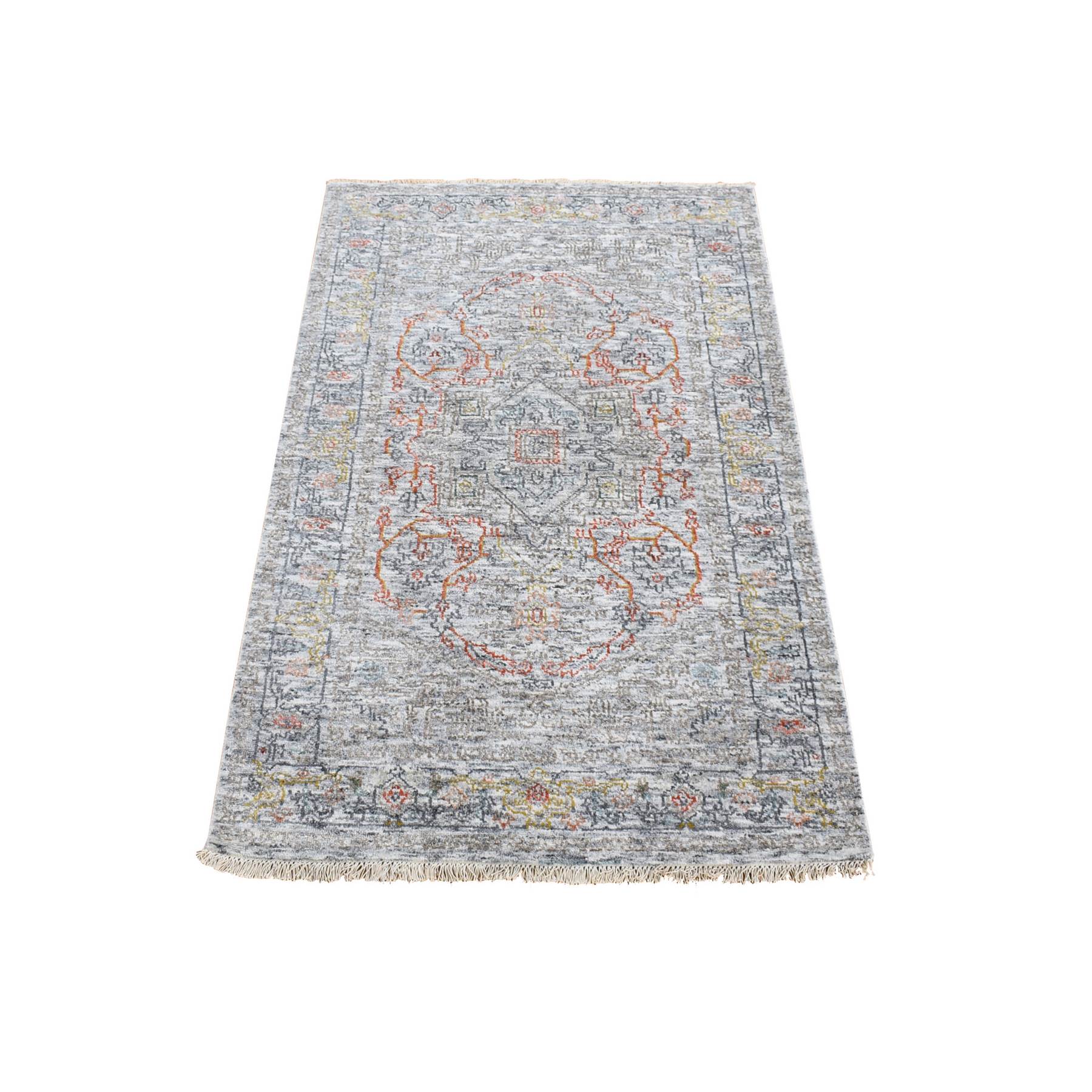 Transitional-Hand-Knotted-Rug-402490