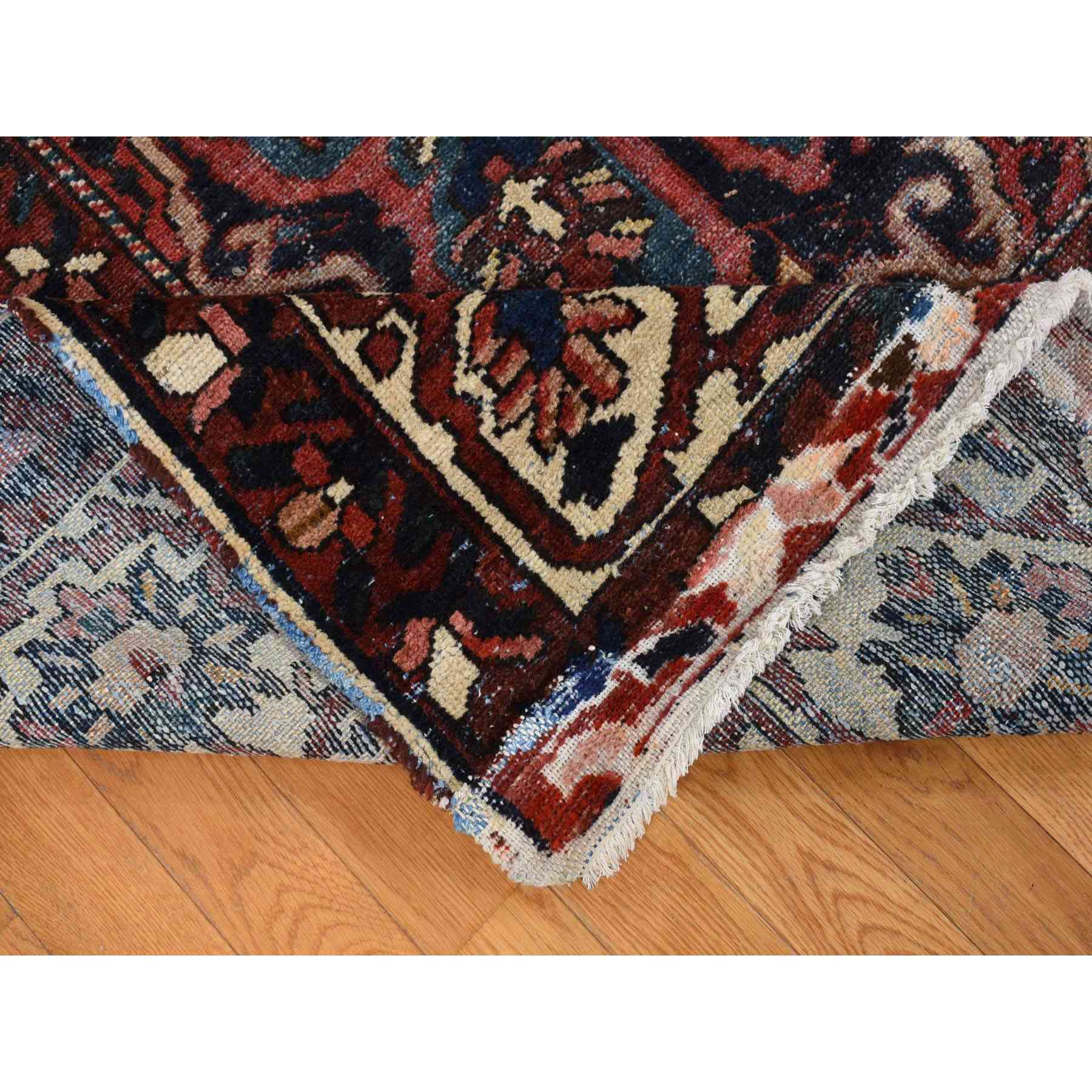 Overdyed-Vintage-Hand-Knotted-Rug-402630