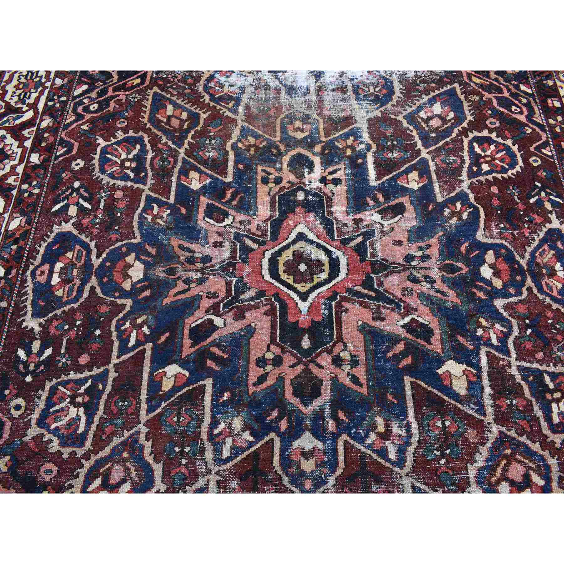 Overdyed-Vintage-Hand-Knotted-Rug-402630