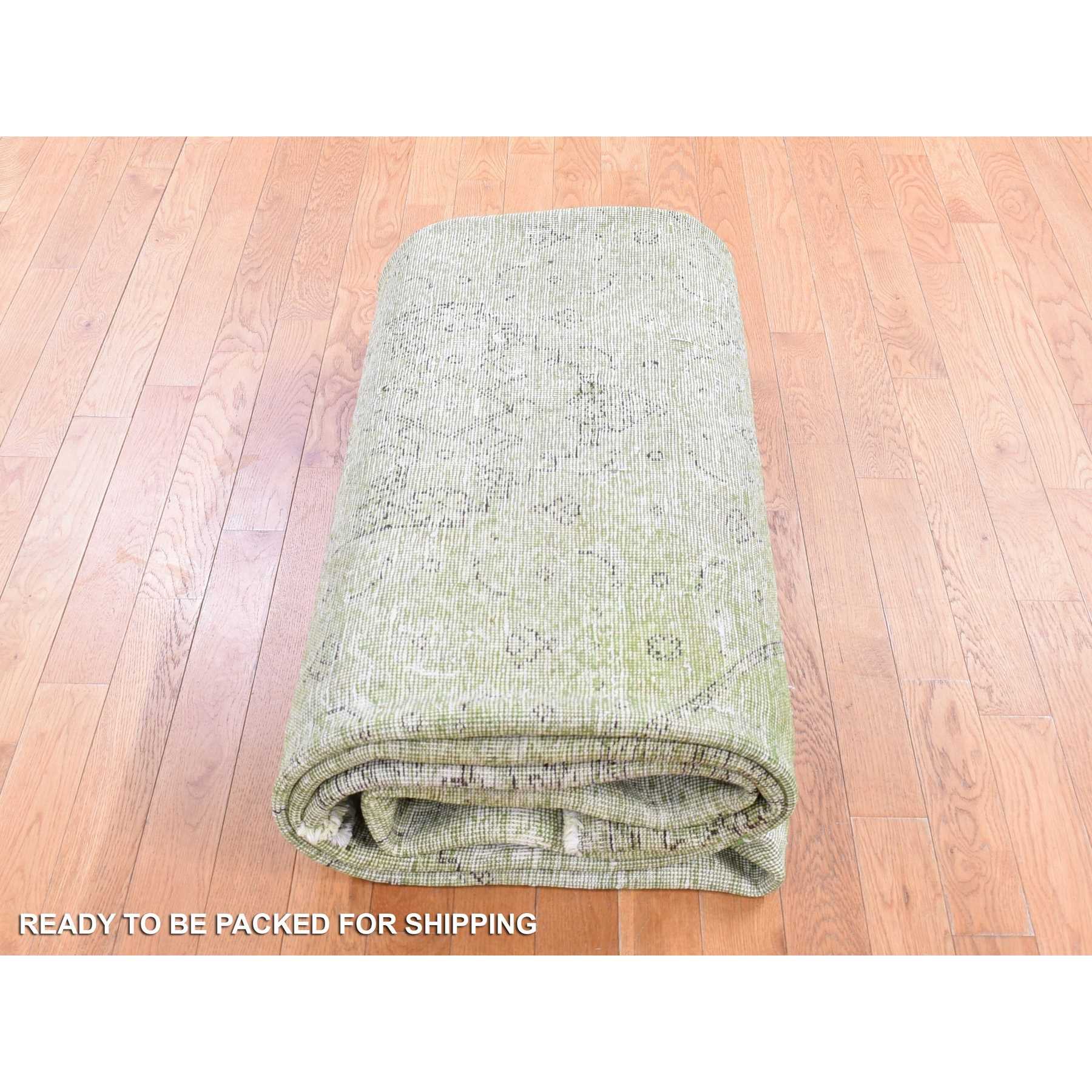 Overdyed-Vintage-Hand-Knotted-Rug-403290