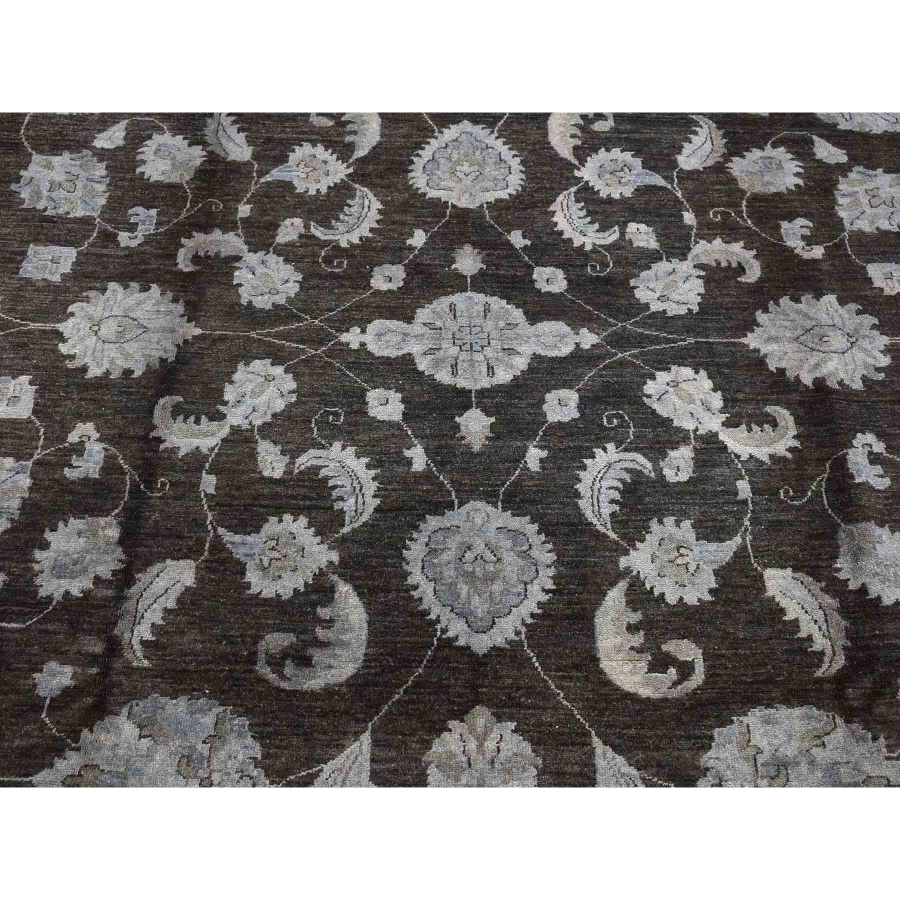 Overdyed-Vintage-Hand-Knotted-Rug-403300