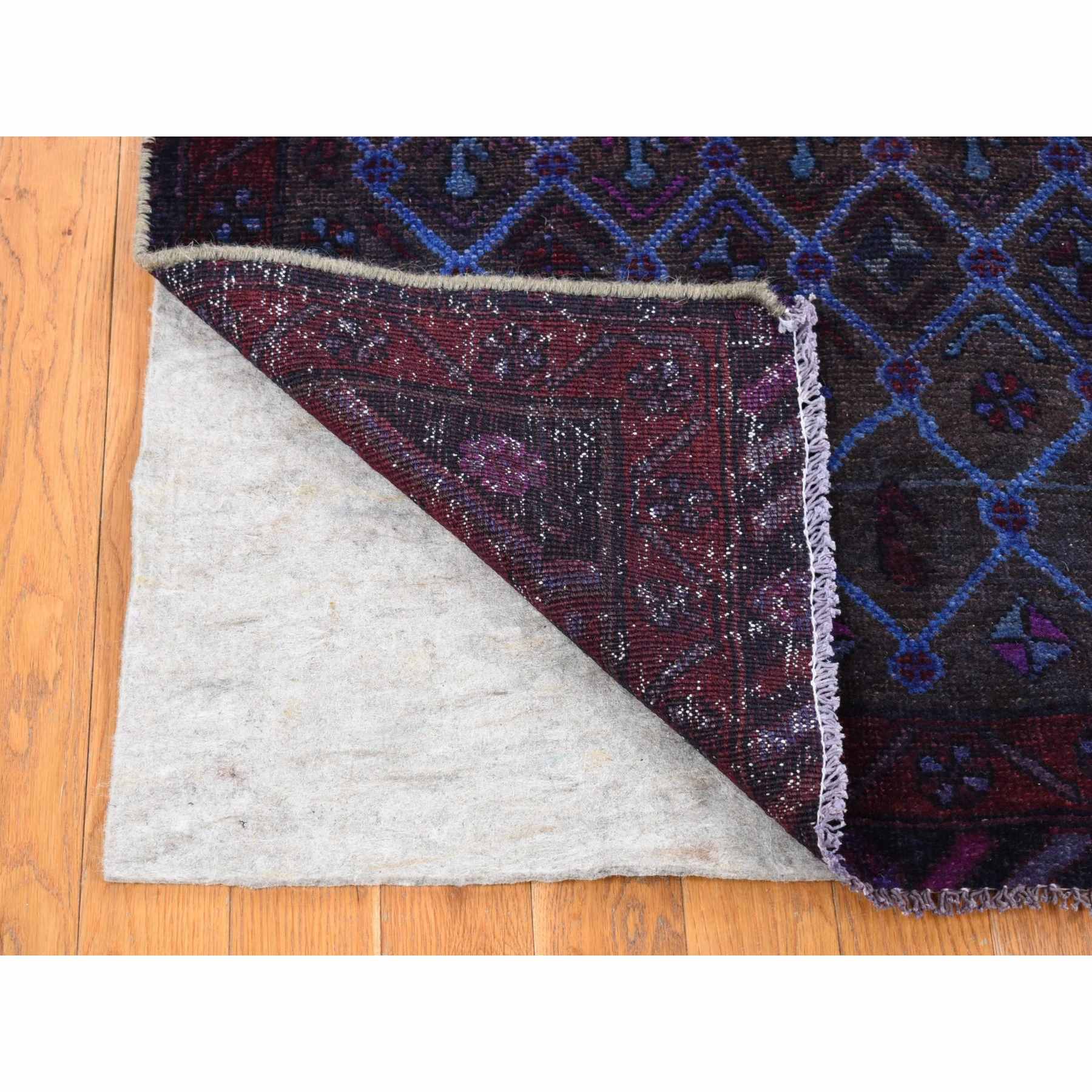 Overdyed-Vintage-Hand-Knotted-Rug-403350