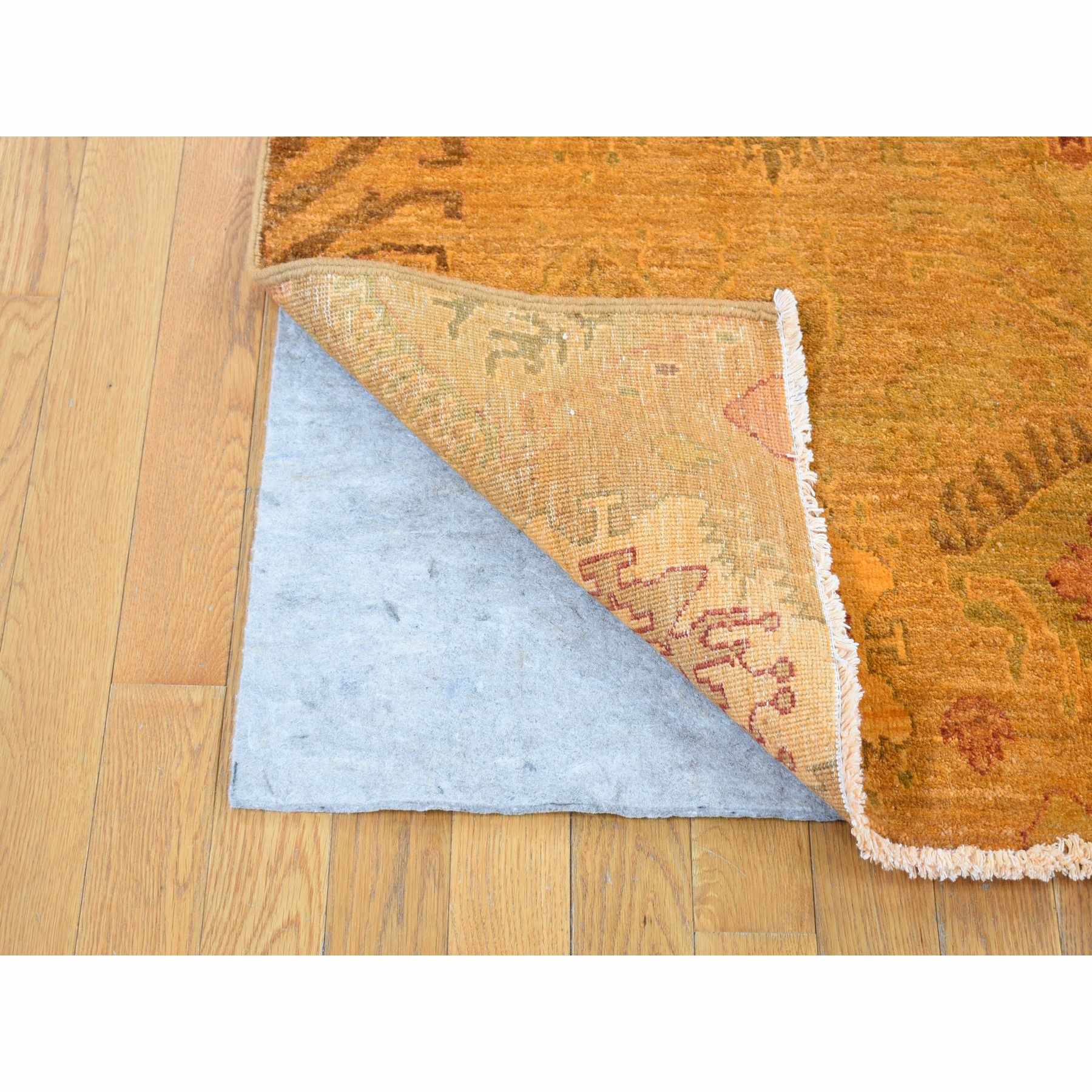 Overdyed-Vintage-Hand-Knotted-Rug-403375
