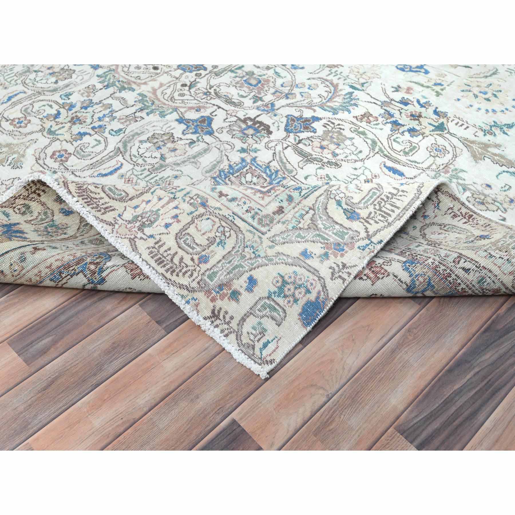 Overdyed-Vintage-Hand-Knotted-Rug-405580