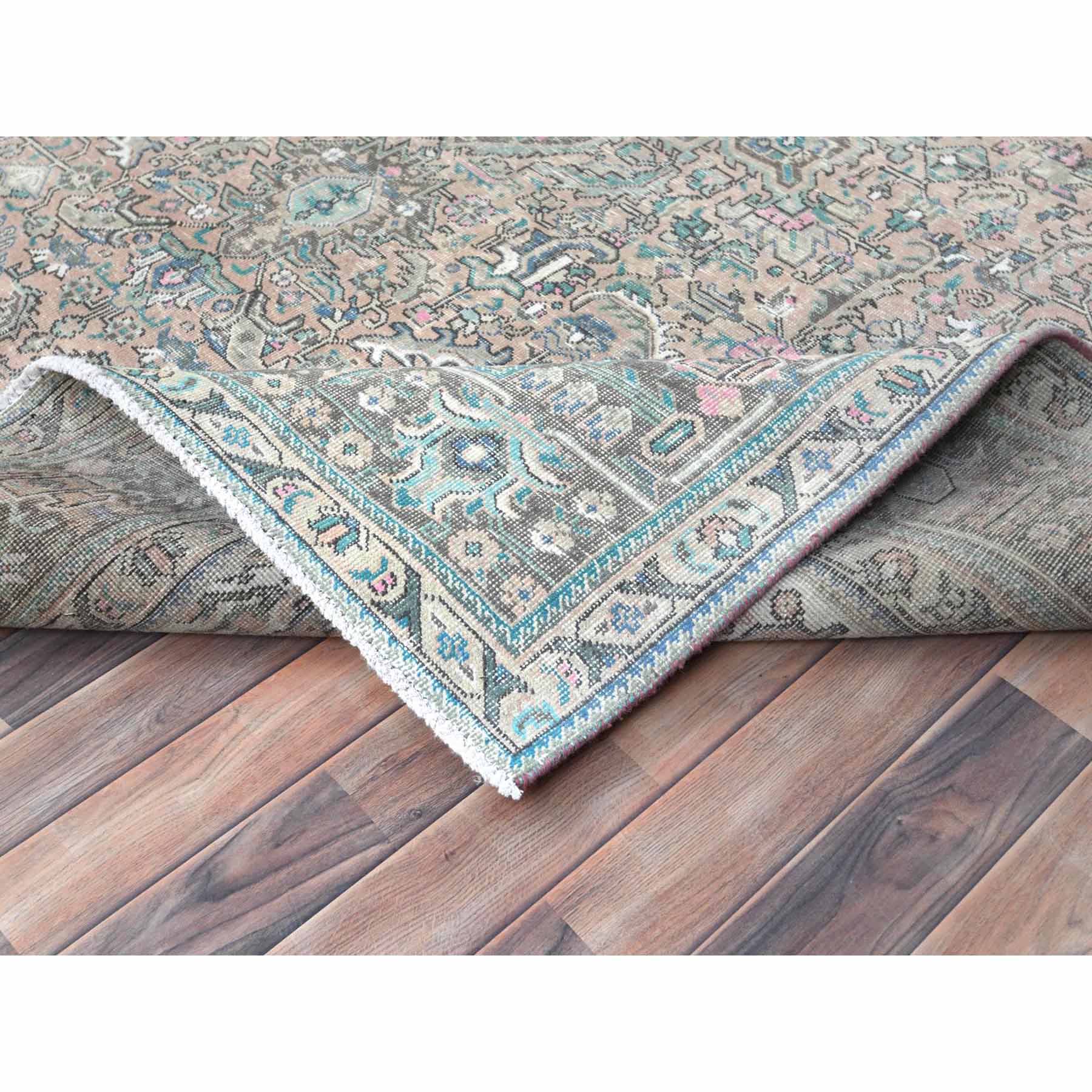 Overdyed-Vintage-Hand-Knotted-Rug-405590