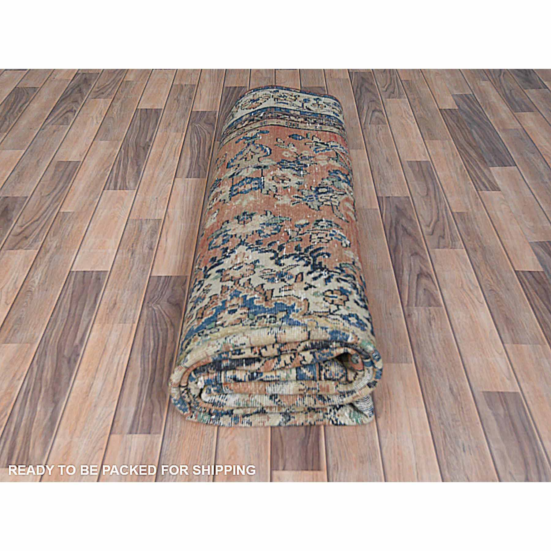 Overdyed-Vintage-Hand-Knotted-Rug-405870