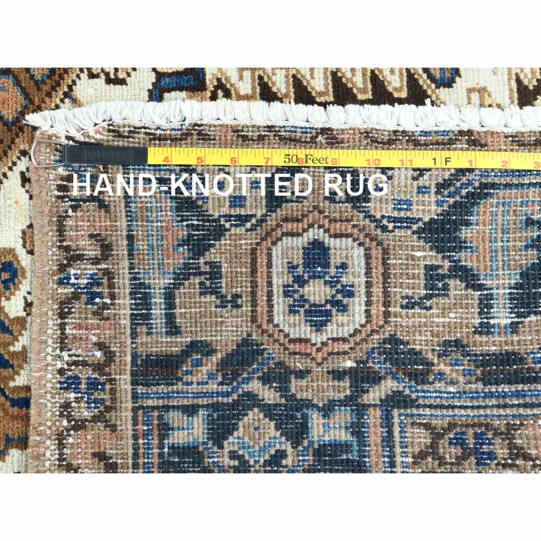 Overdyed-Vintage-Hand-Knotted-Rug-410230