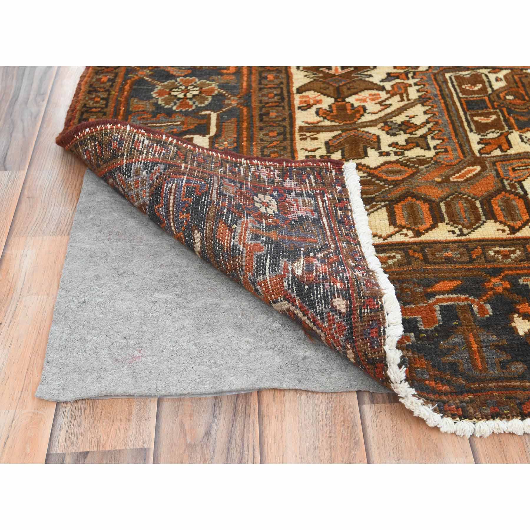 Overdyed-Vintage-Hand-Knotted-Rug-410285