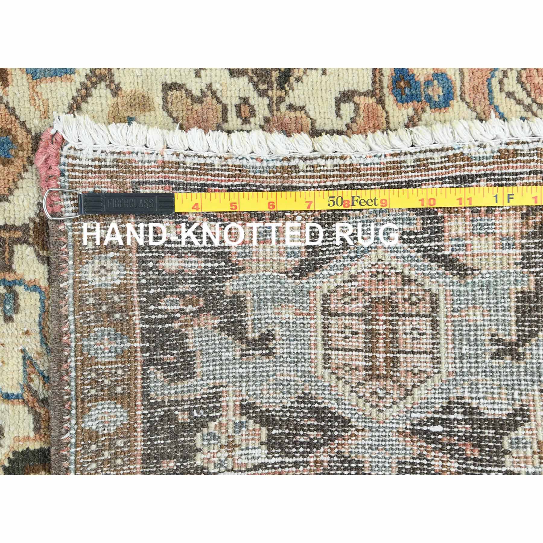 Overdyed-Vintage-Hand-Knotted-Rug-410360