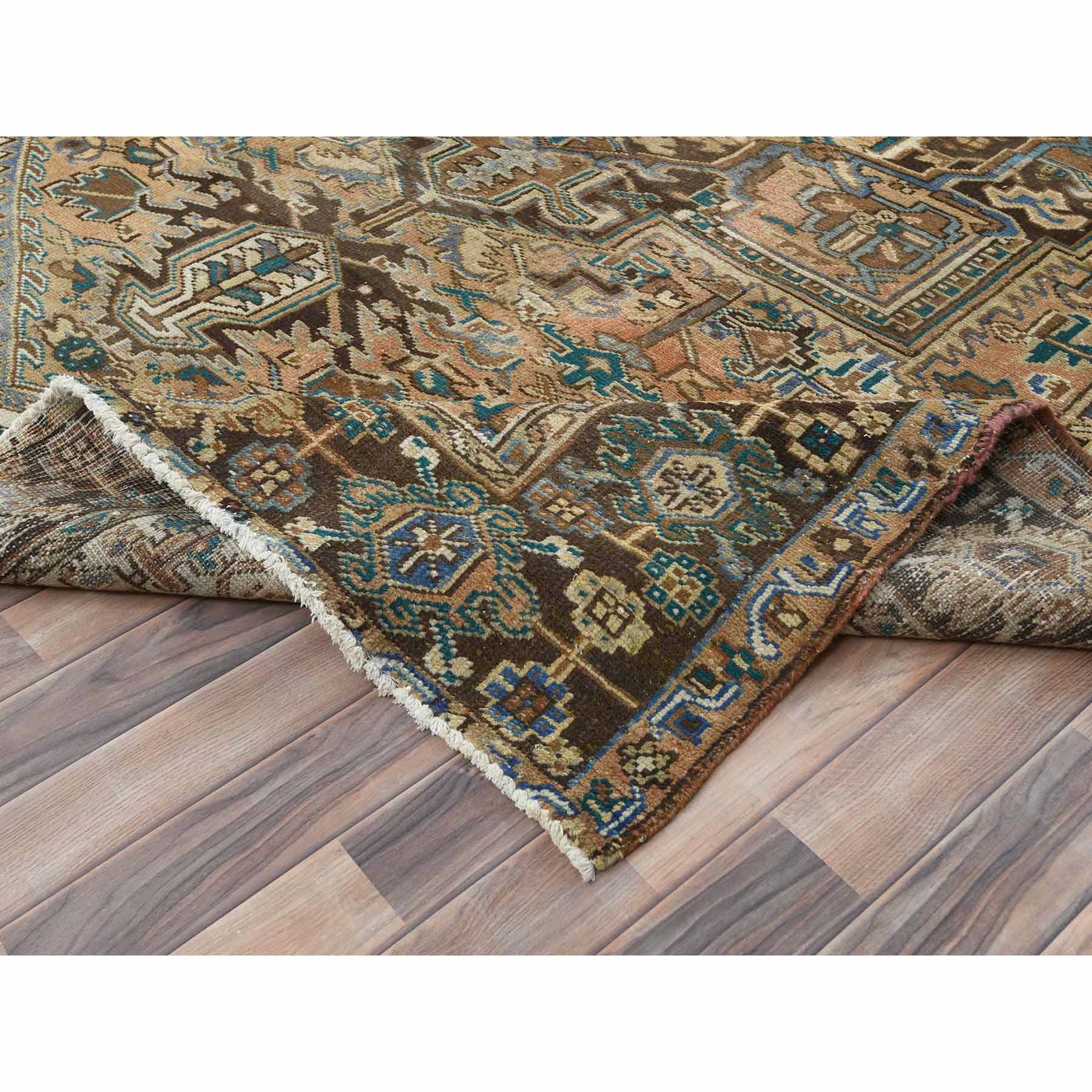 Overdyed-Vintage-Hand-Knotted-Rug-410605